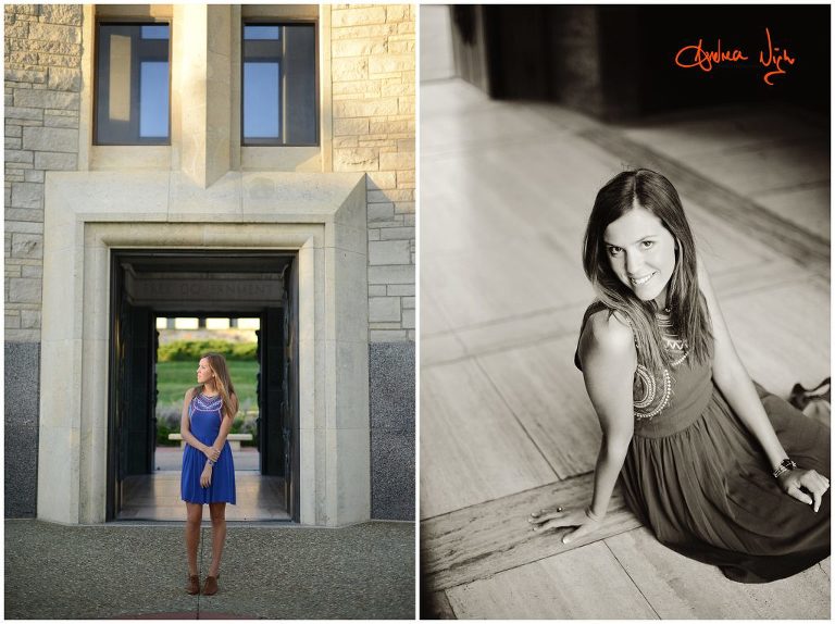 Kc Senior Portraits Ku Campus Alissa And Jt Andrea Nigh Photography