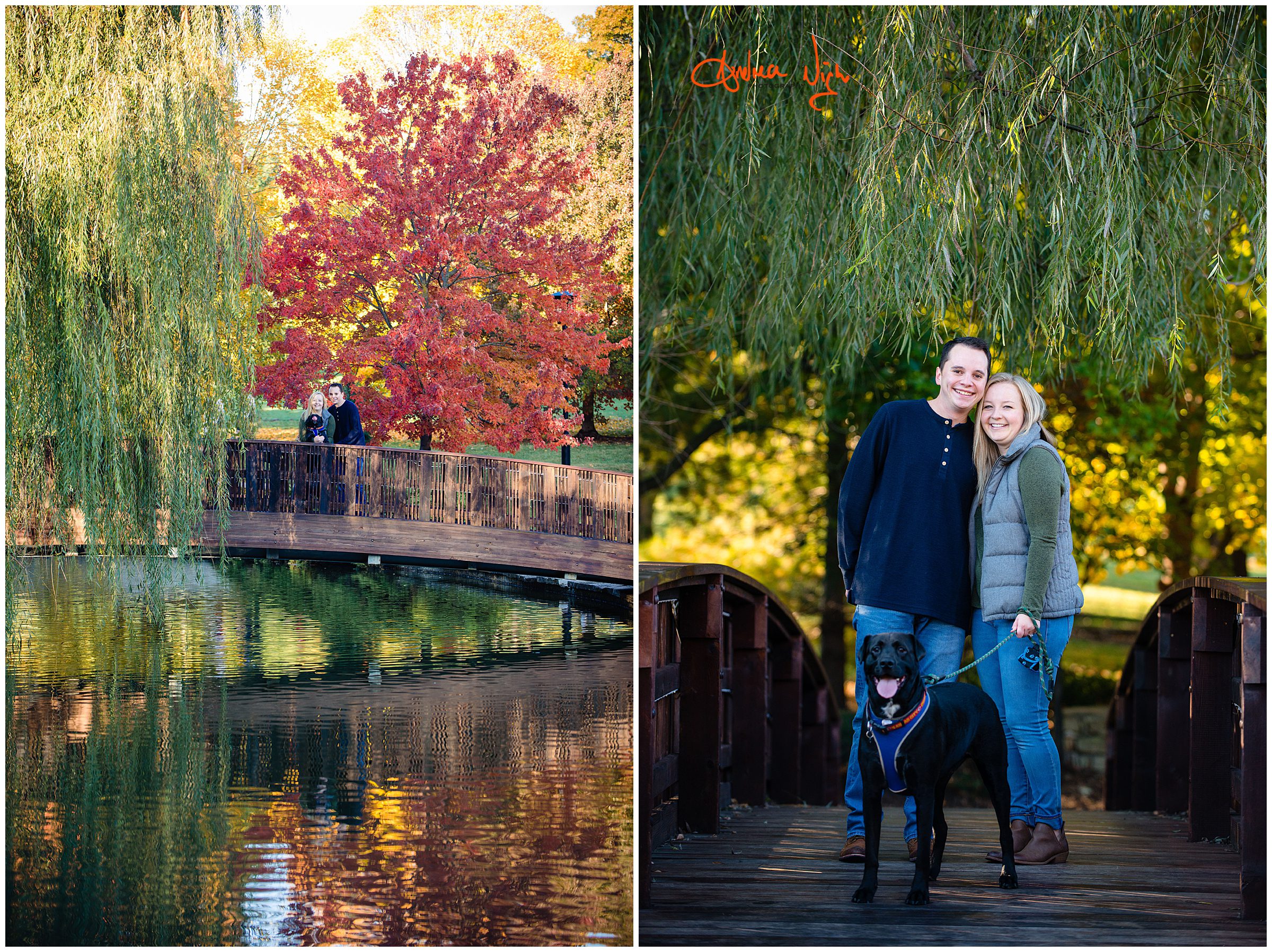 Loose Park Engagement session with Andrea Nigh