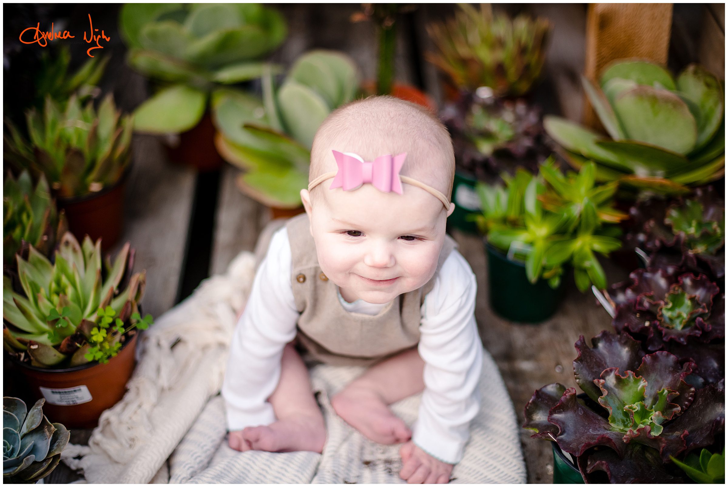 Greenhouse portrait session, KC baby photographer