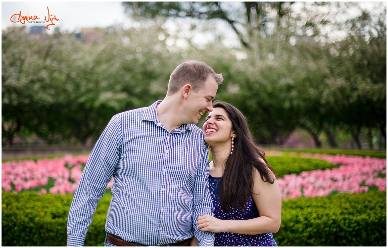 Loose park and The Nelson engagement session