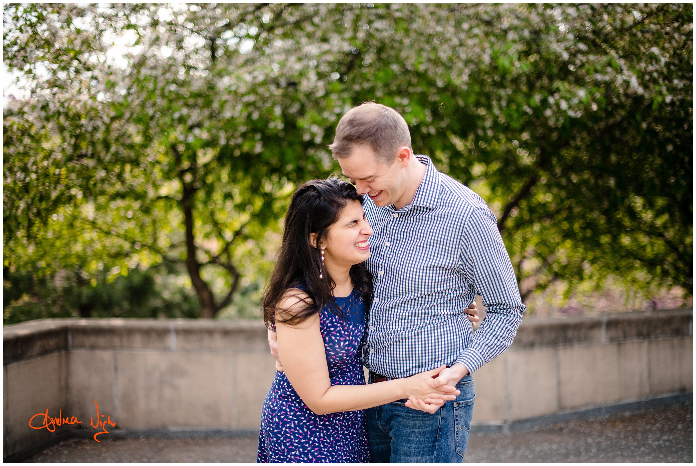 Loose park and The Nelson engagement session