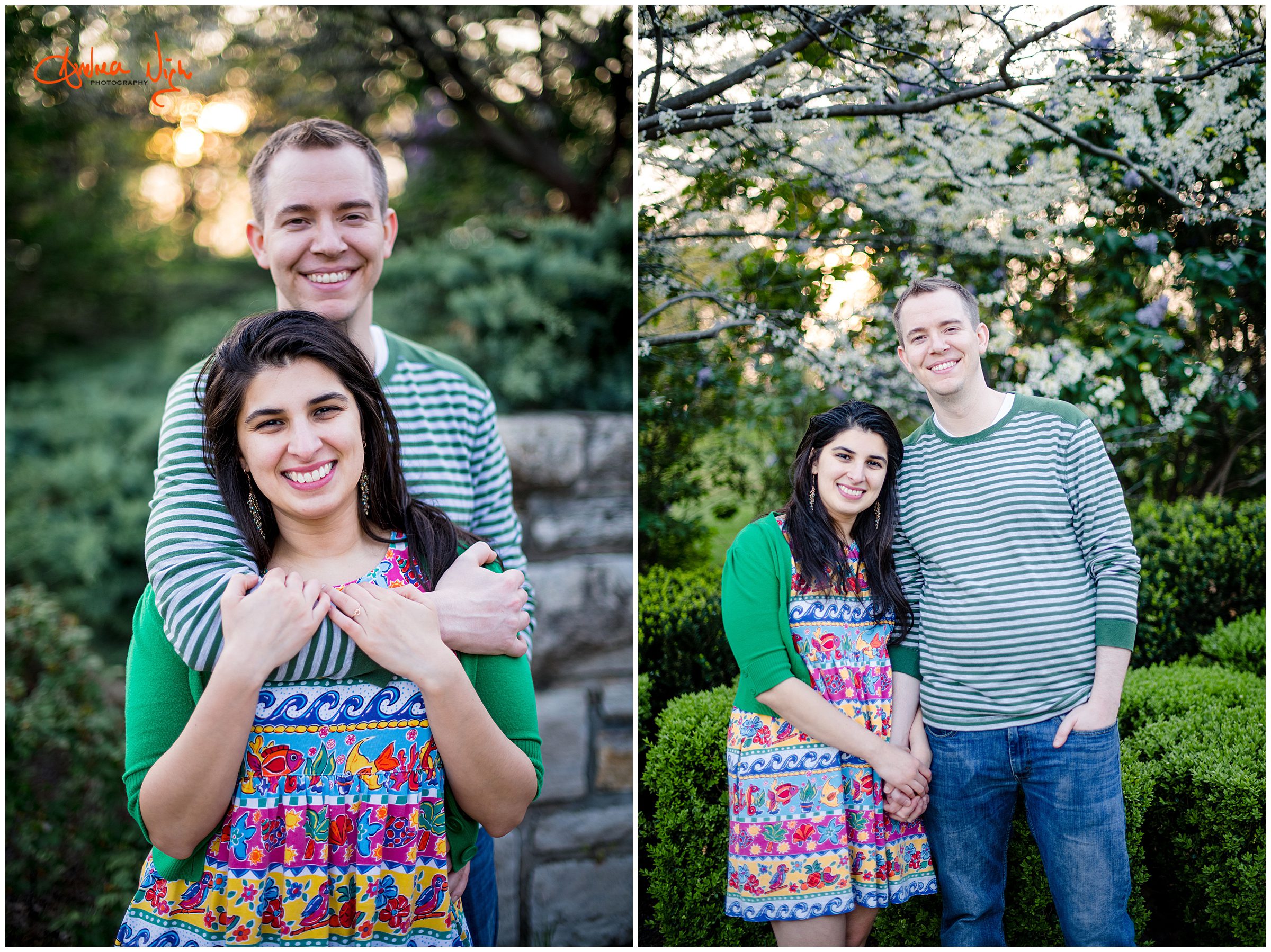 Loose park and The Nelson engagement session