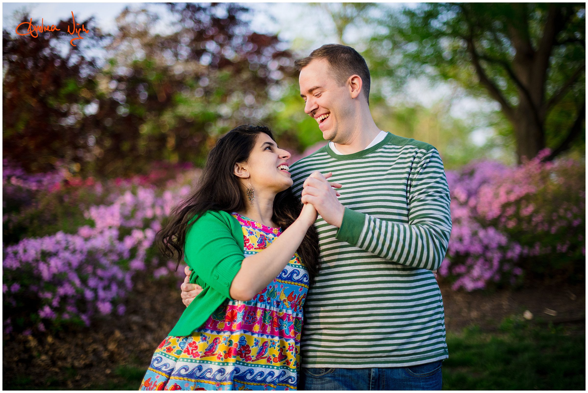 Loose park and The Nelson engagement session