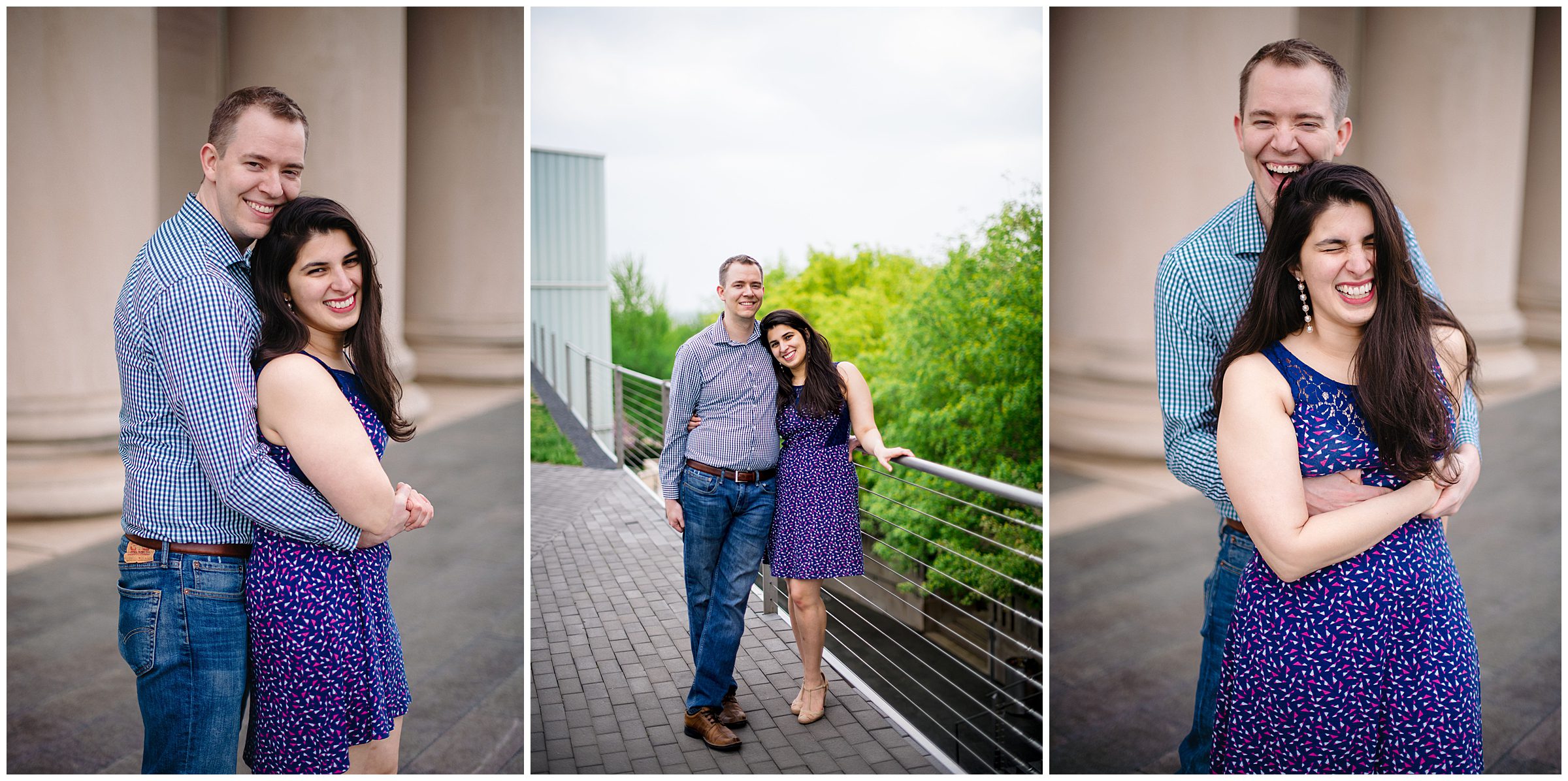 Loose park and The Nelson engagement session