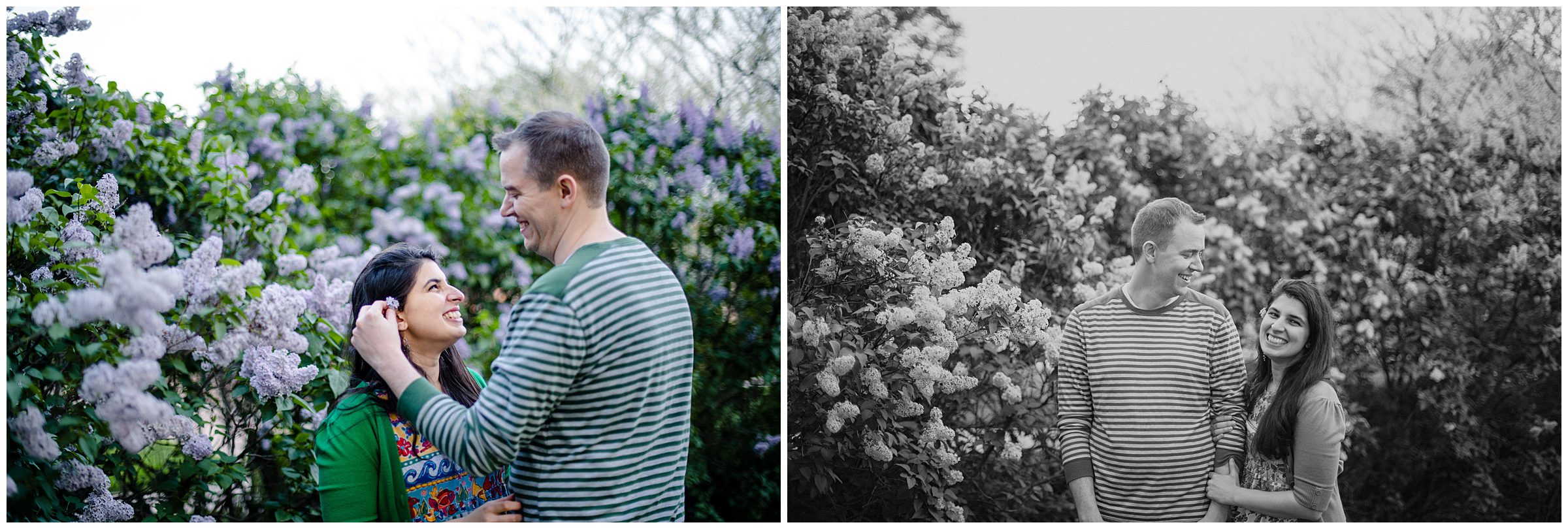 Loose park and The Nelson engagement session