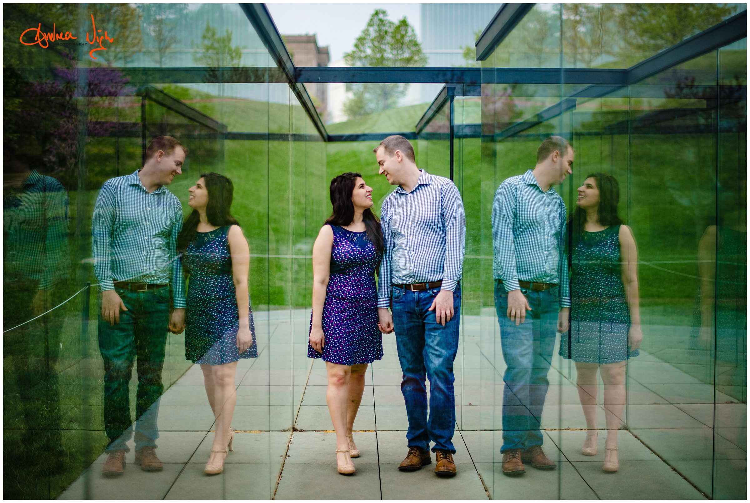 Loose park and The Nelson engagement session