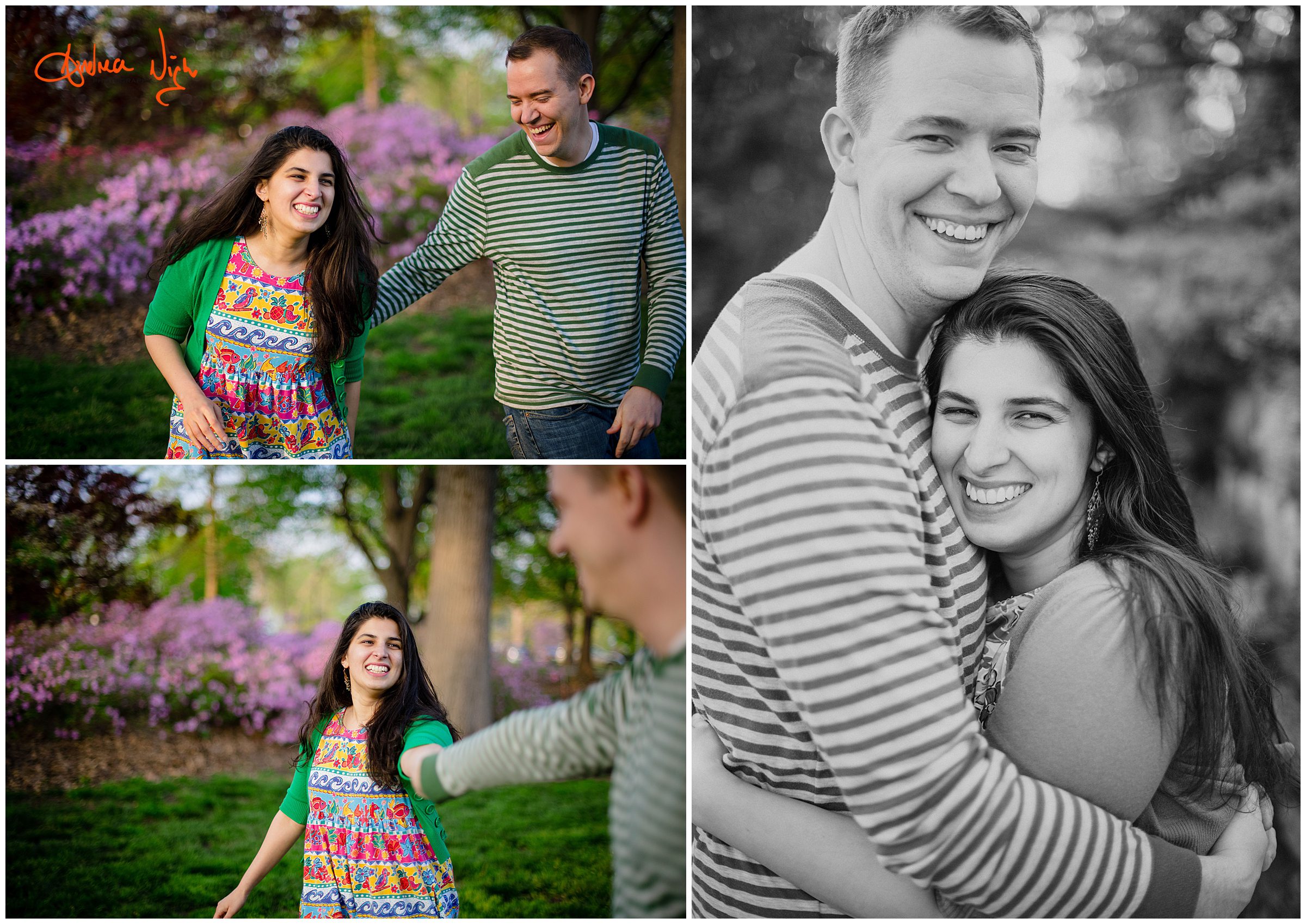 Loose park and The Nelson engagement session
