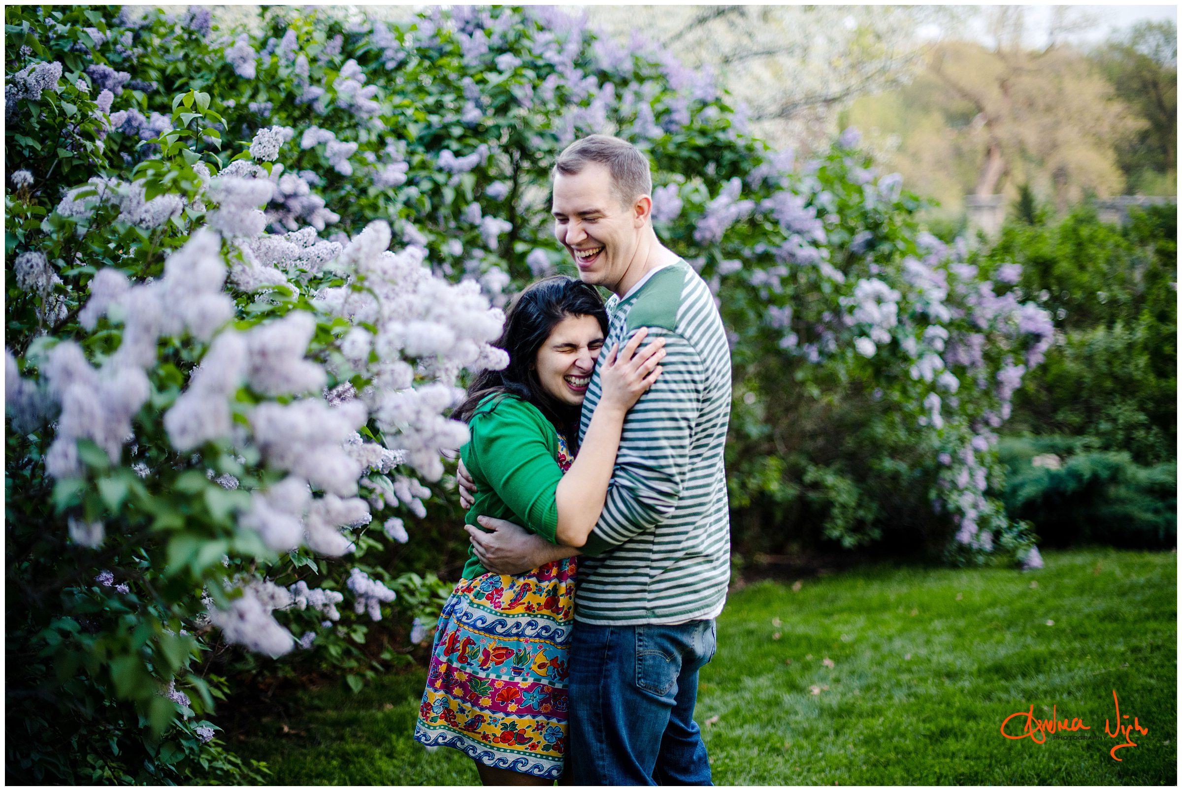 Loose park and The Nelson engagement session
