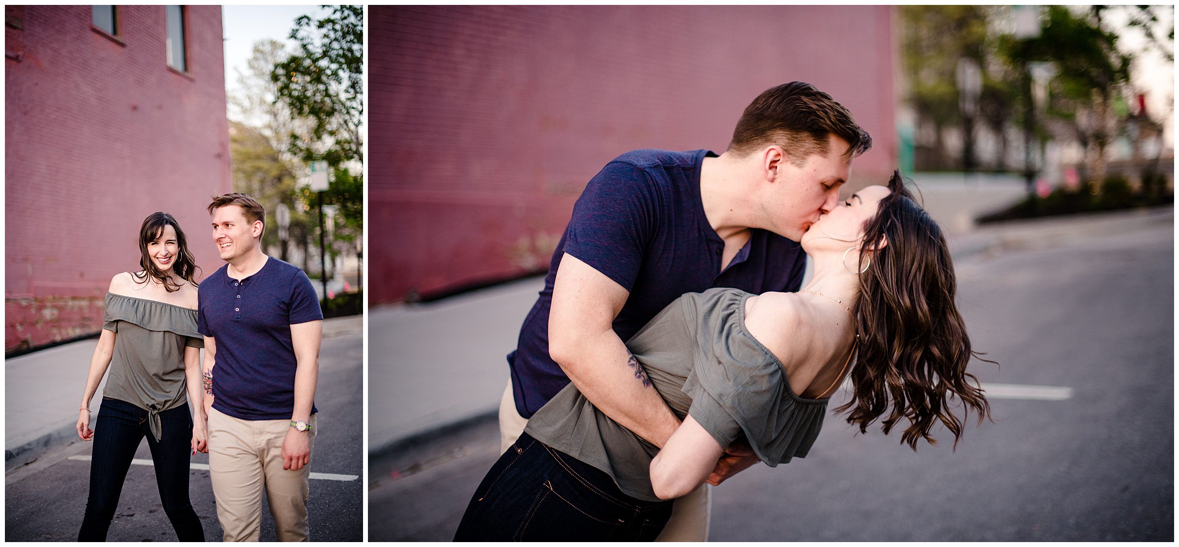 Kansas City engagement photographer, Carly and Jarrett