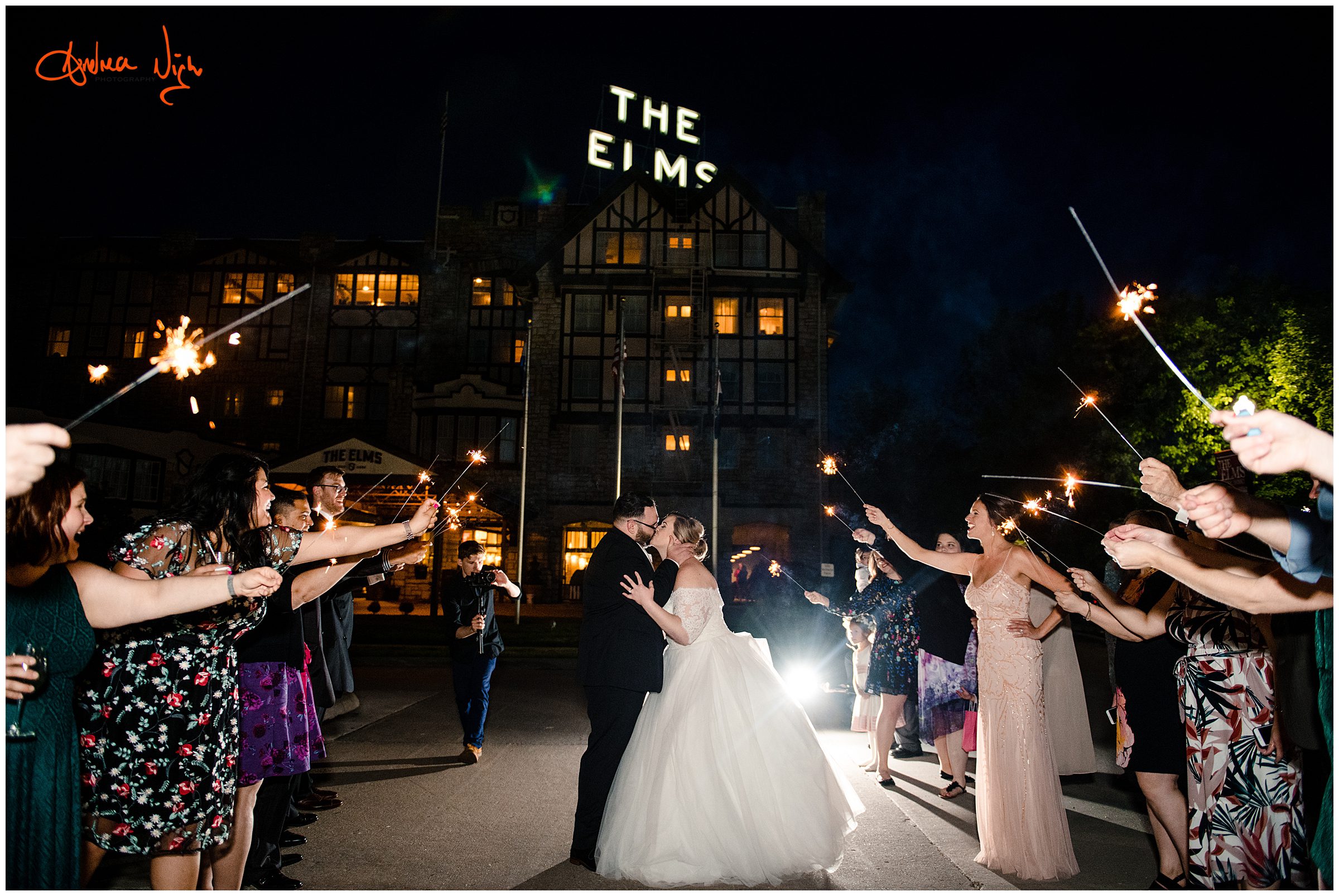 The Elms Hotel and Spa wedding, KC wedding photographer, Reception