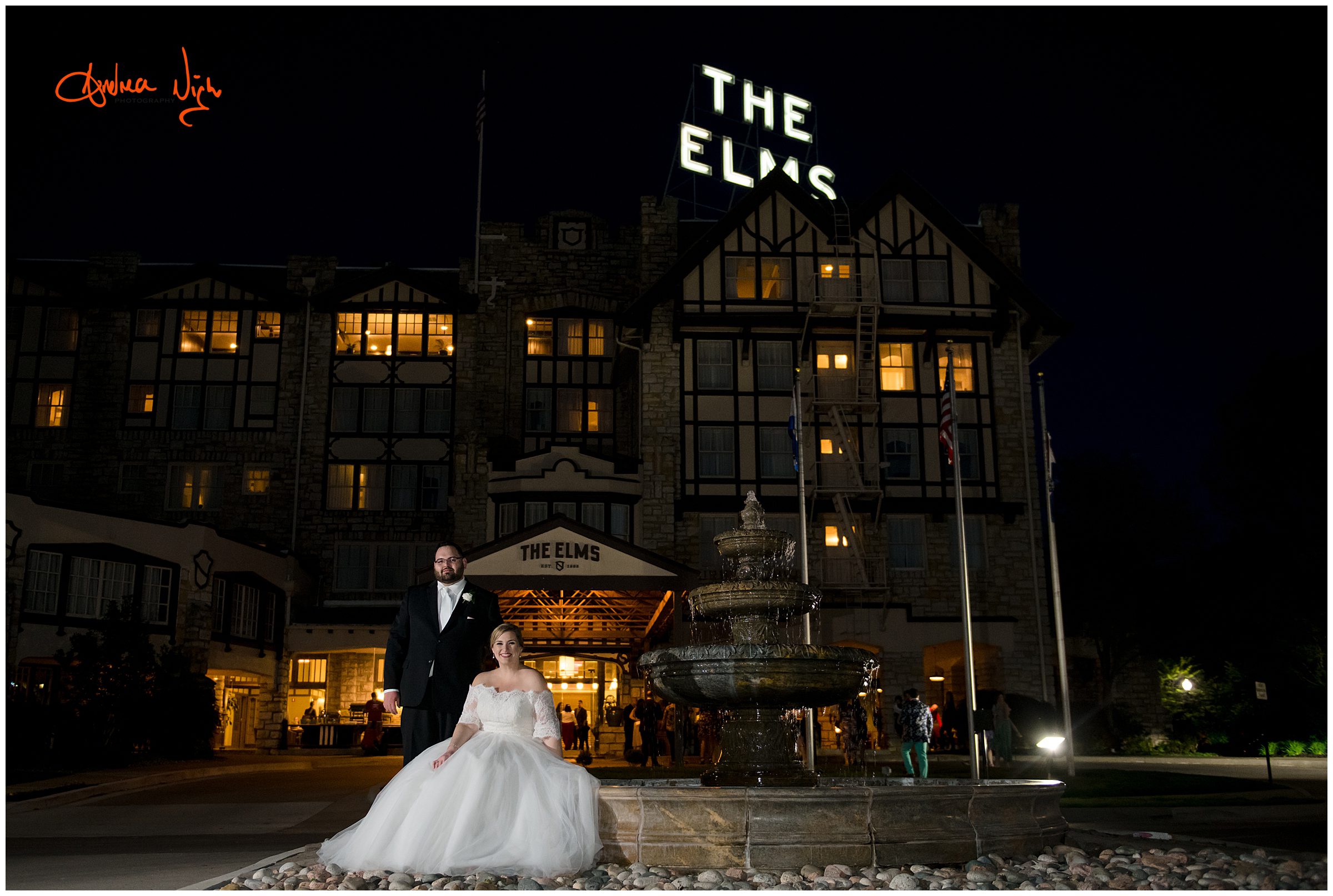 The Elms Hotel and Spa wedding, KC wedding photographer, Reception