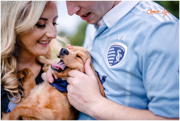 Kansas City engagement session, Loose Park, Kauffman center