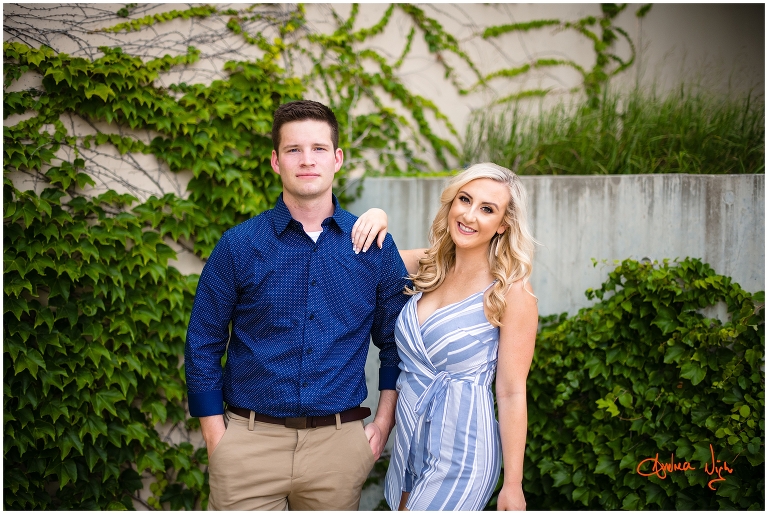 Kansas City engagement session, Loose Park, Kauffman center