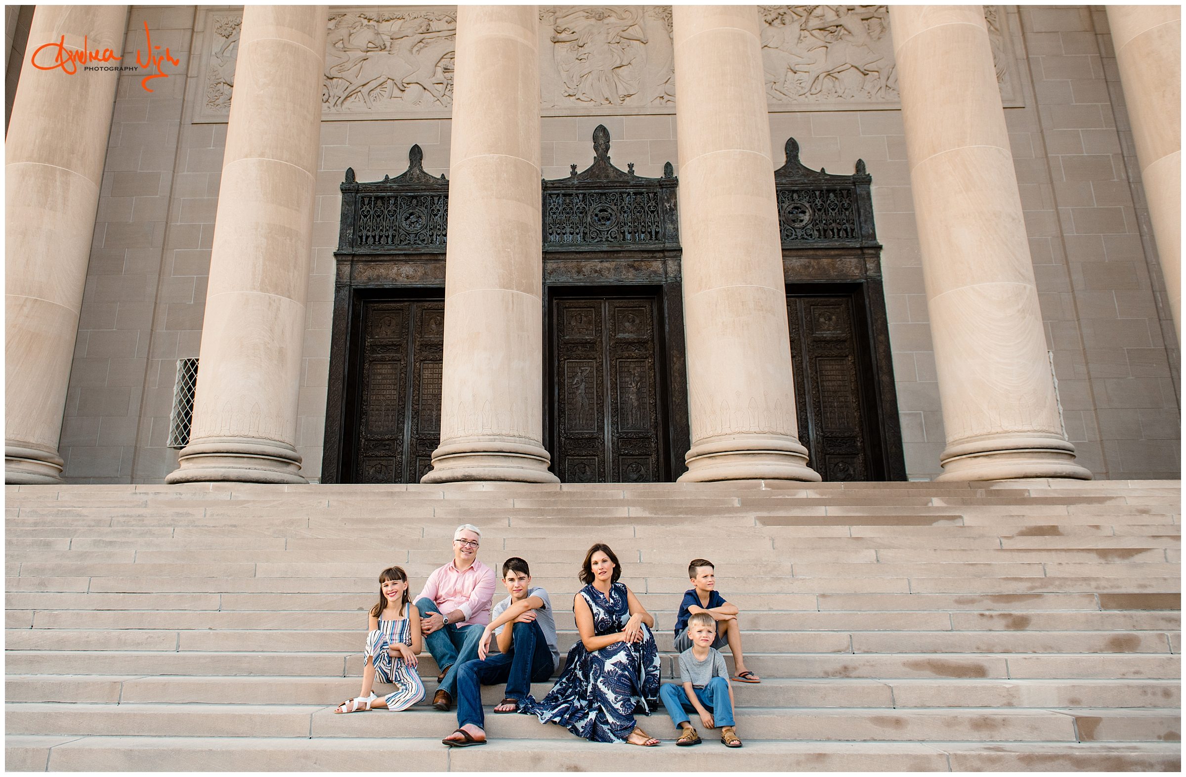family photos at The Nelson, Kansas City portrait photographer 