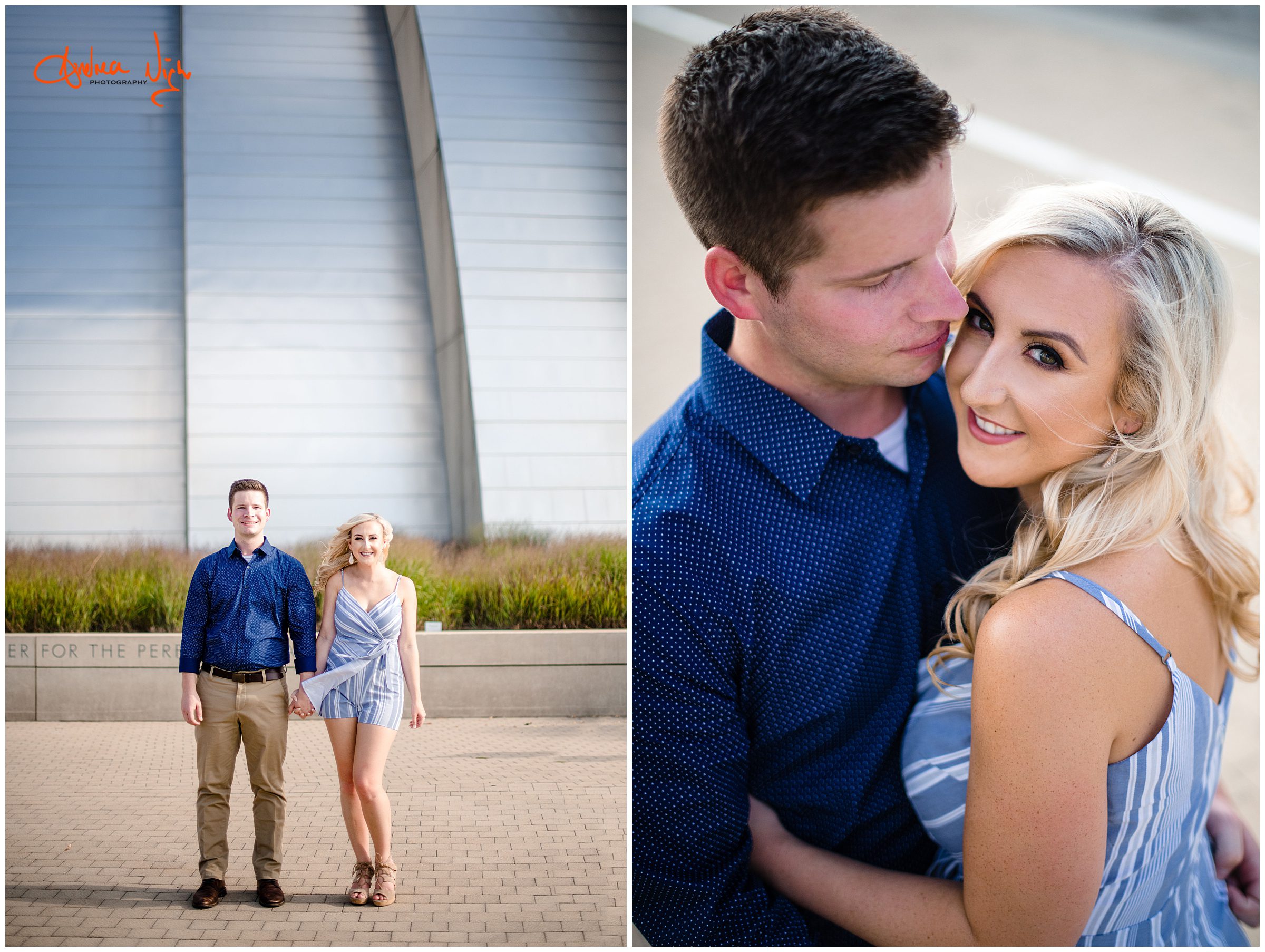 Kansas City engagement session, Loose Park, Kauffman center