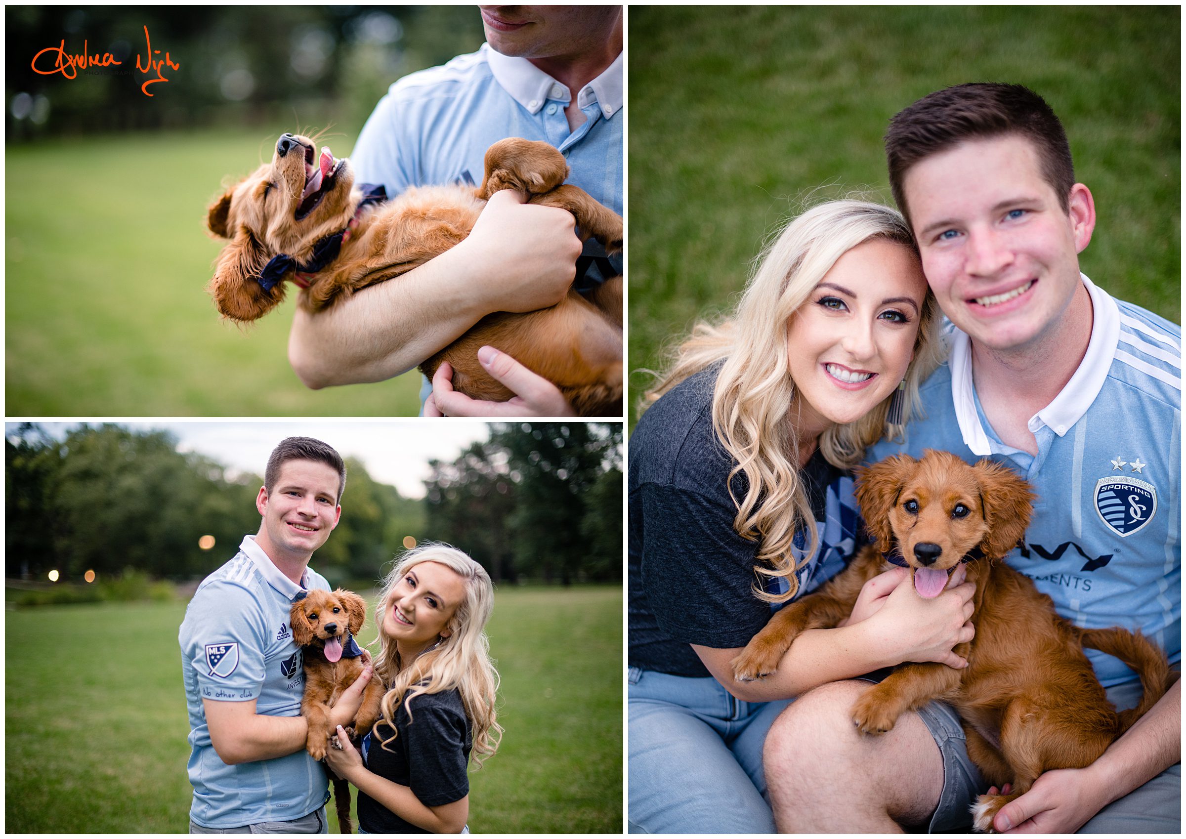 Kansas City engagement session, Loose Park, Kauffman center