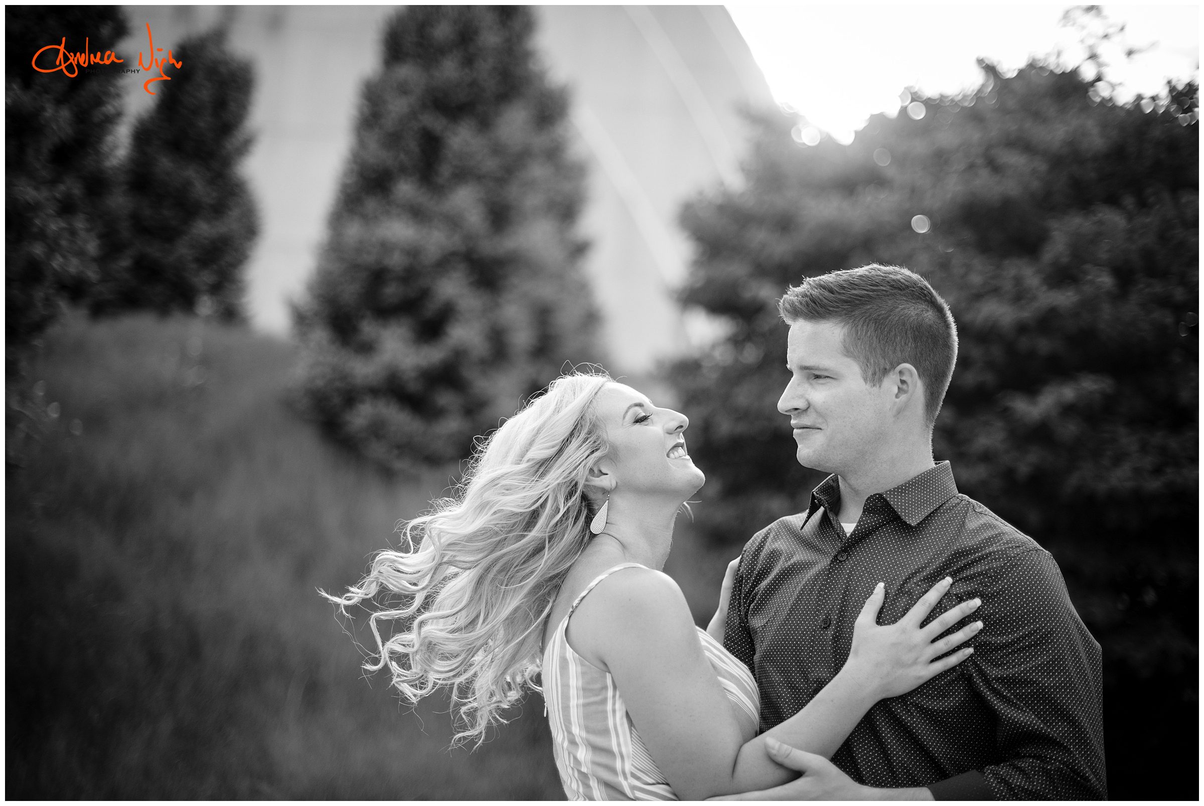Kansas City engagement session, Loose Park, Kauffman center