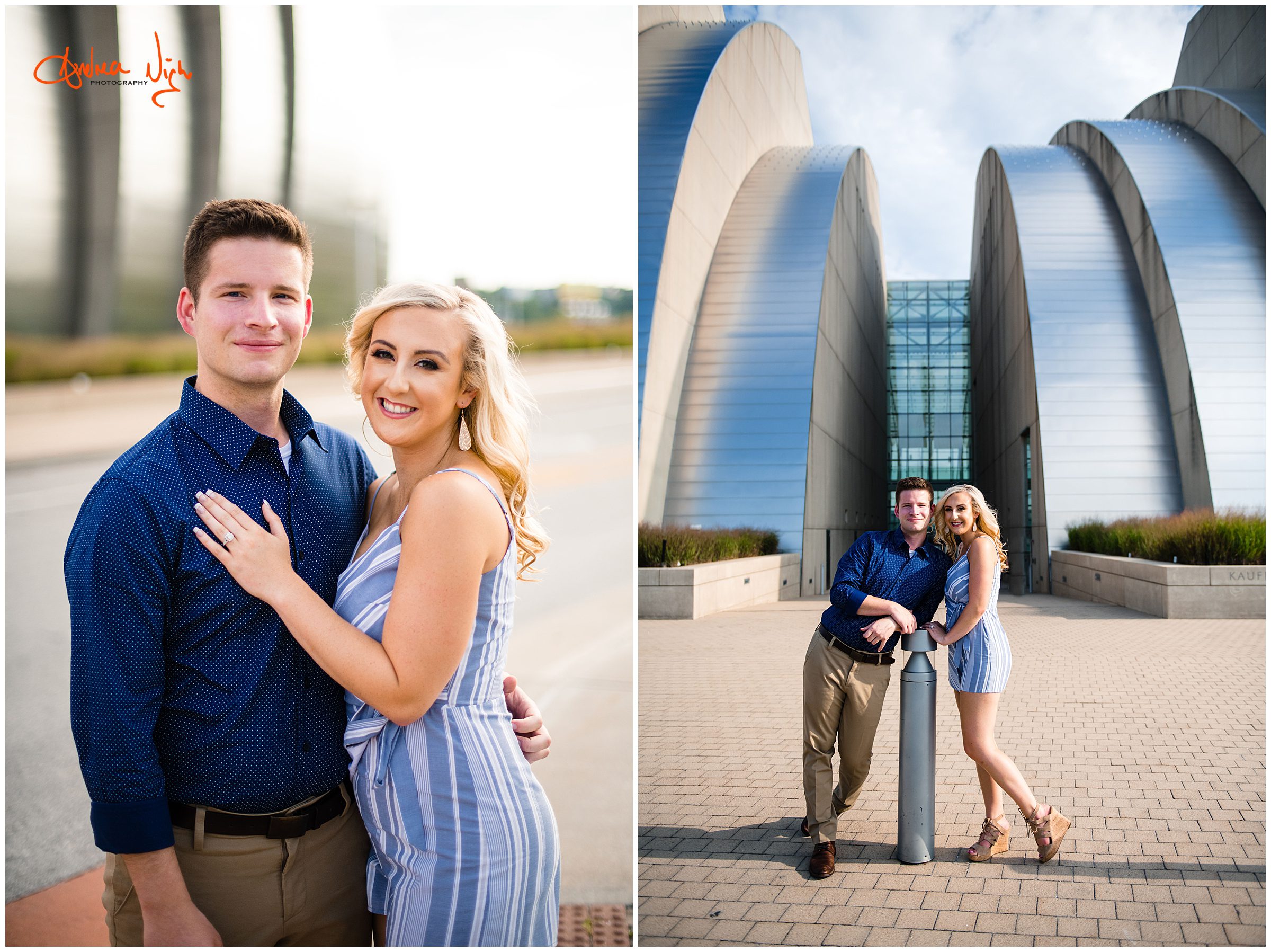 Kansas City engagement session, Loose Park, Kauffman center