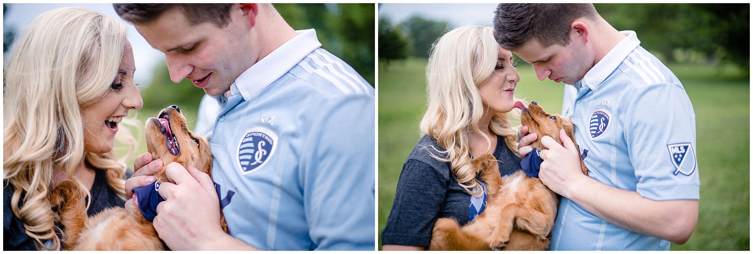 Kansas City engagement session, Loose Park, Kauffman center