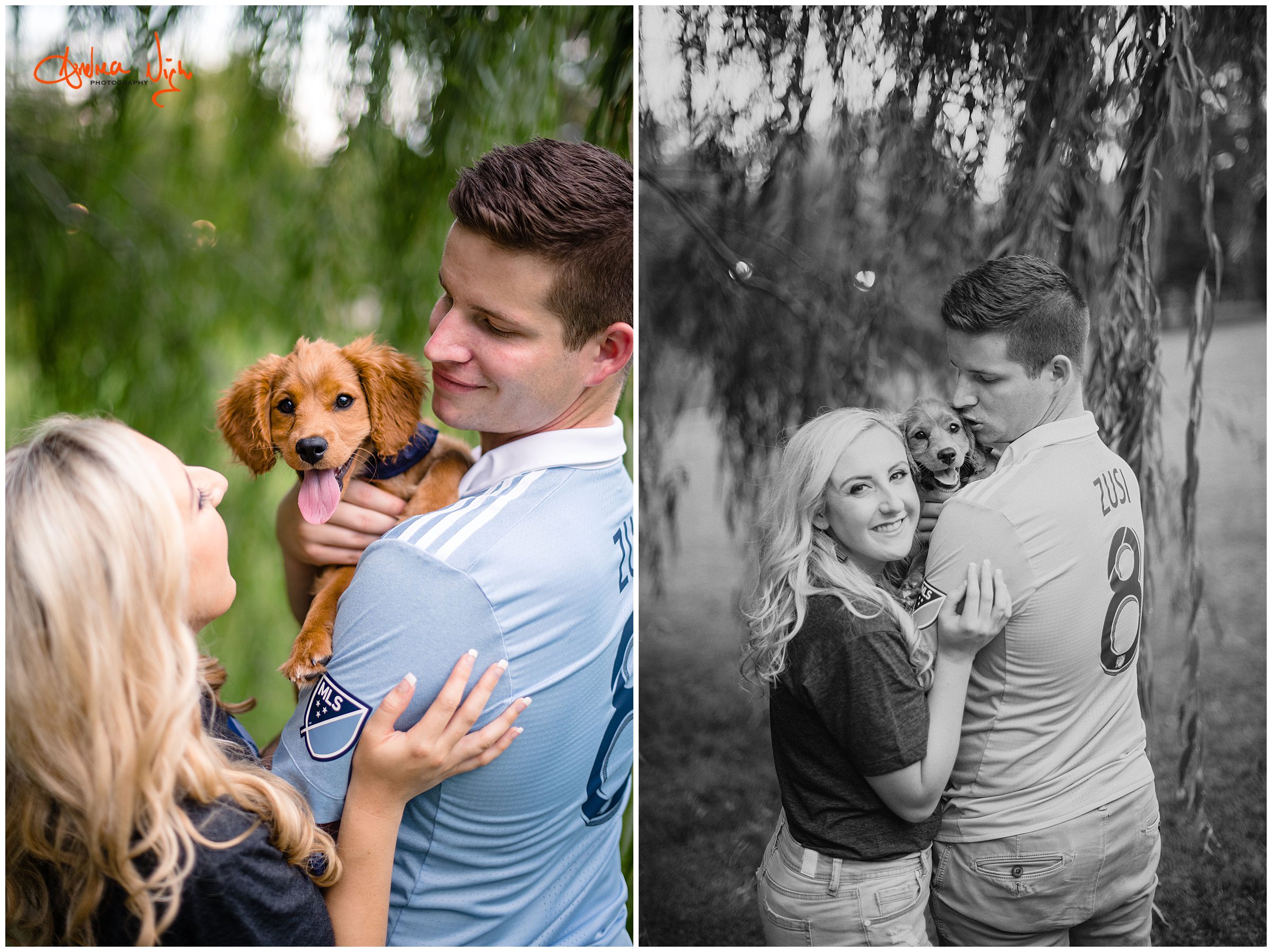 Kansas City engagement session, Loose Park, Kauffman center