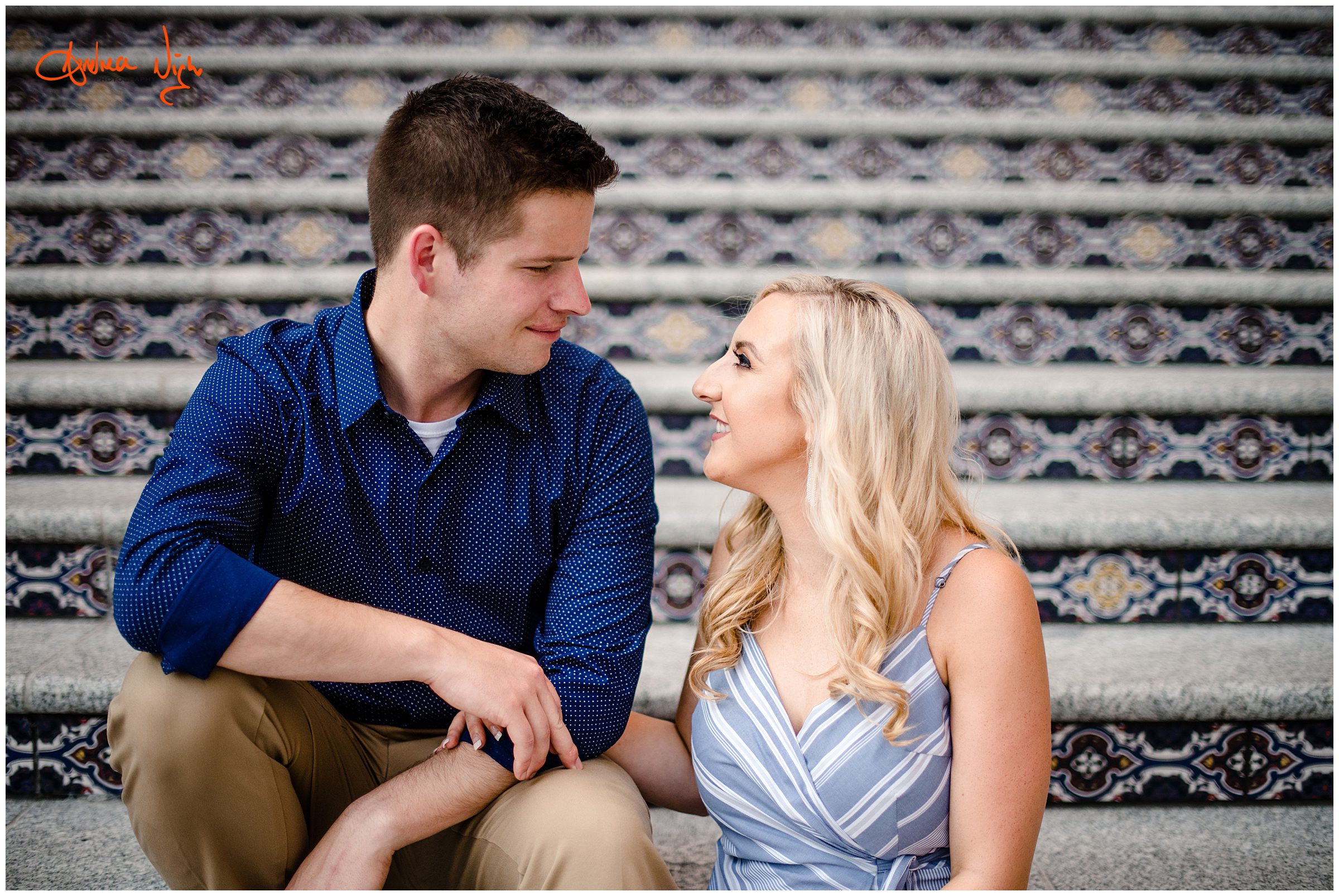 Kansas City engagement session, Loose Park, Kauffman center