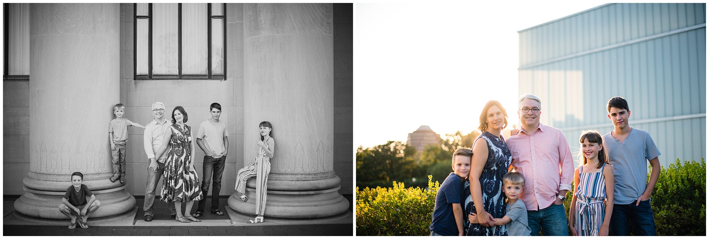 family photos at The Nelson, Kansas City portrait photographer 