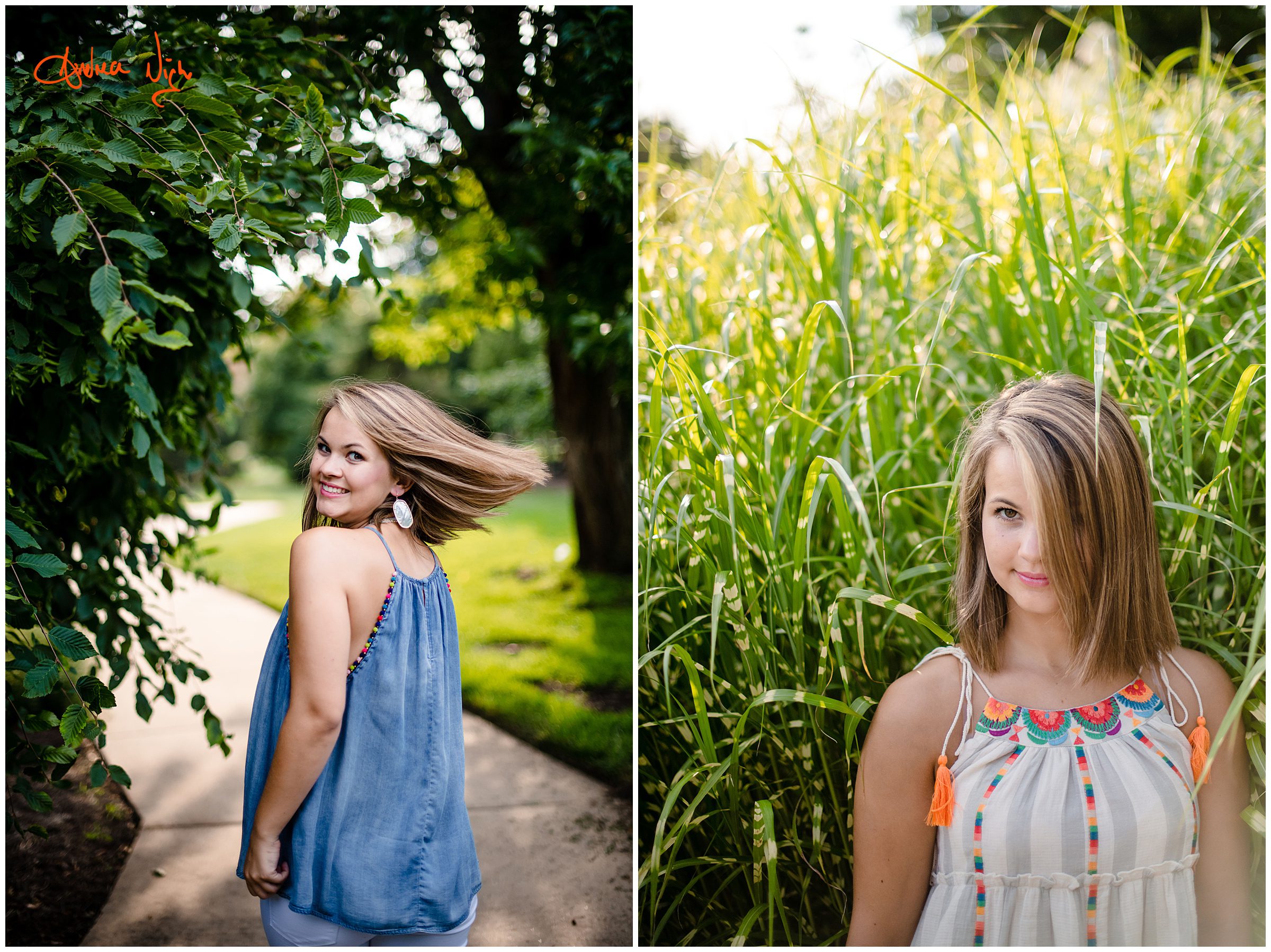Overland Park Arboretum senior pictures