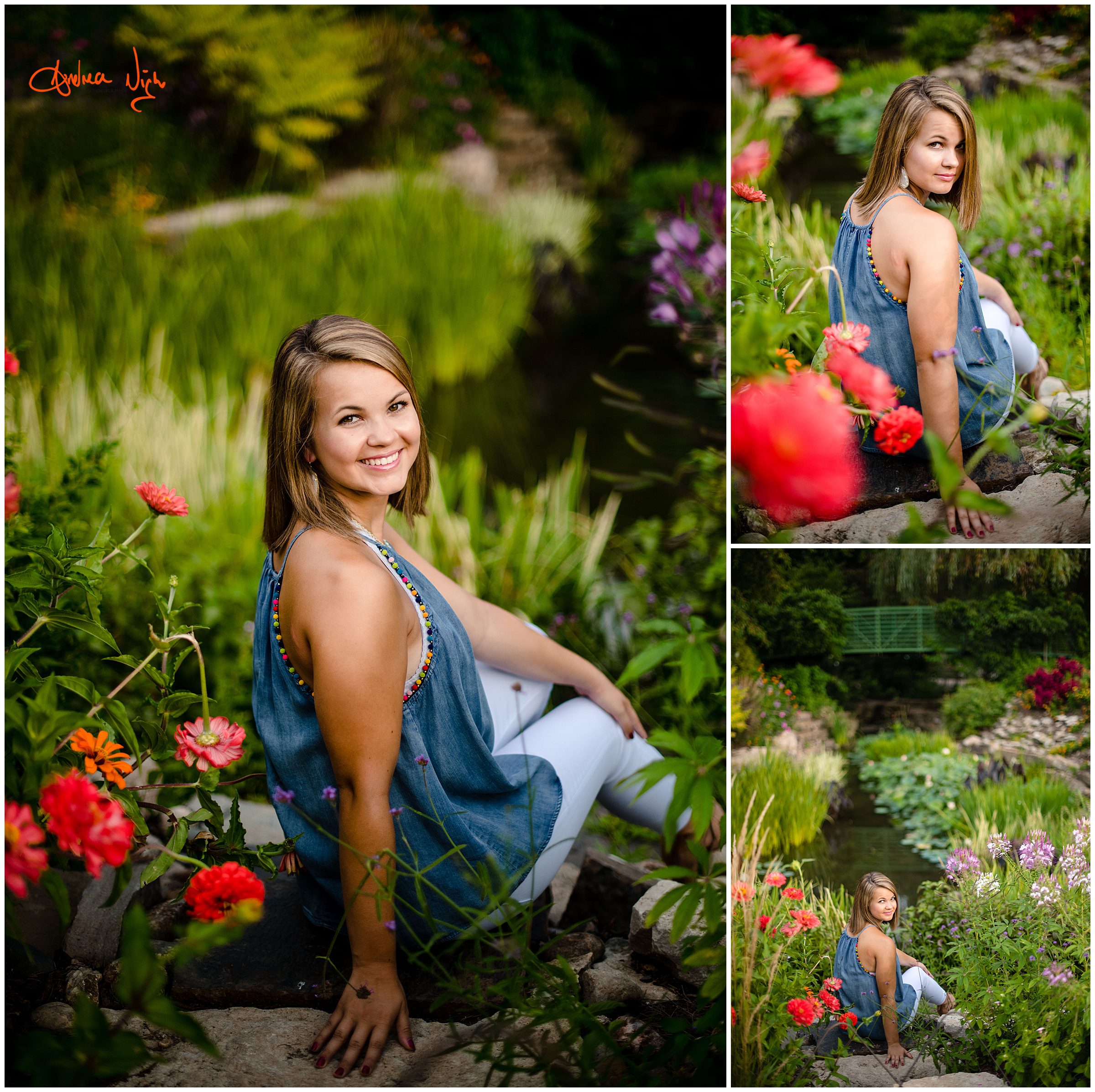 Overland Park Arboretum senior pictures
