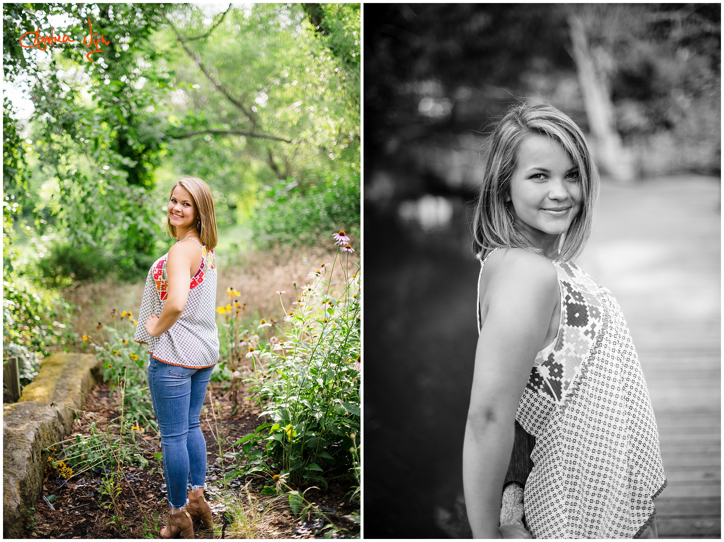 Overland Park Arboretum senior pictures