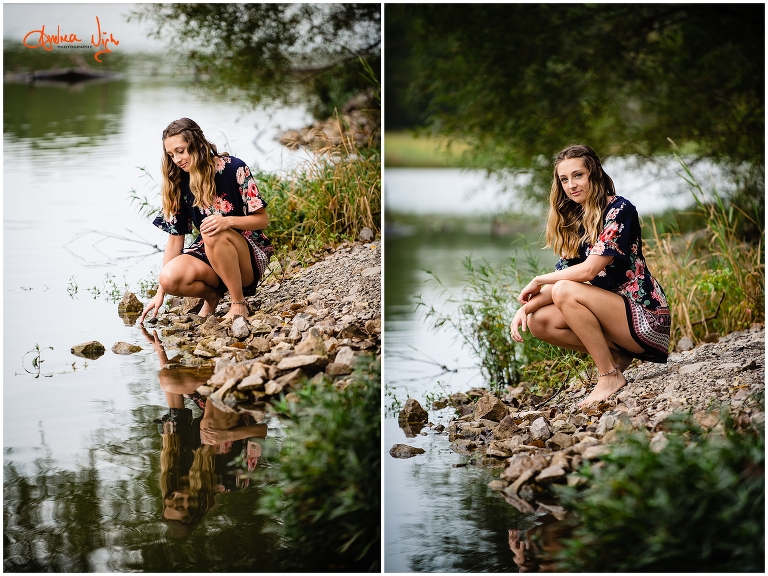 Kansas City senior photography, James A Reed nature reserve