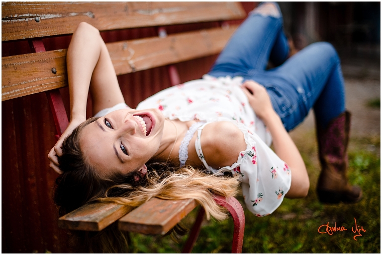 Kansas City senior photography, James A Reed nature reserve