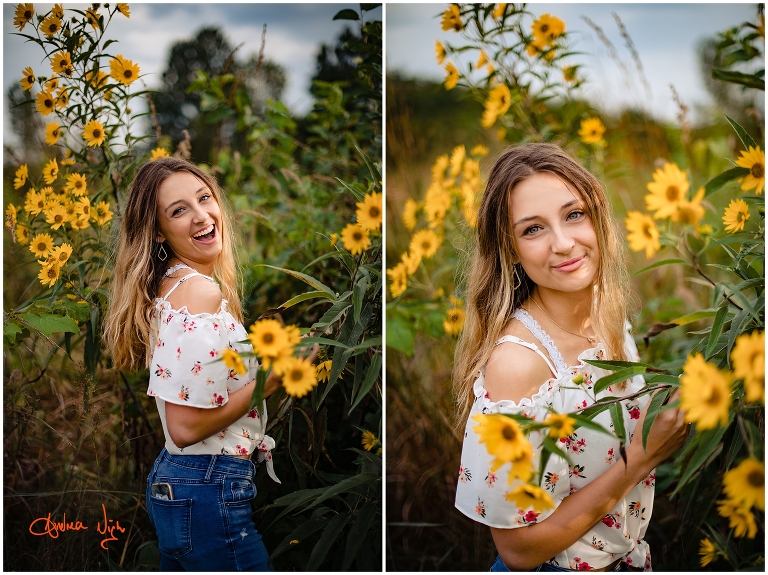 Kansas City senior photography, James A Reed nature reserve