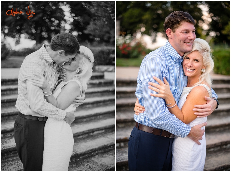 Plaza and Loose Park engagement session