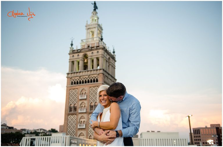 Plaza and Loose Park engagement session