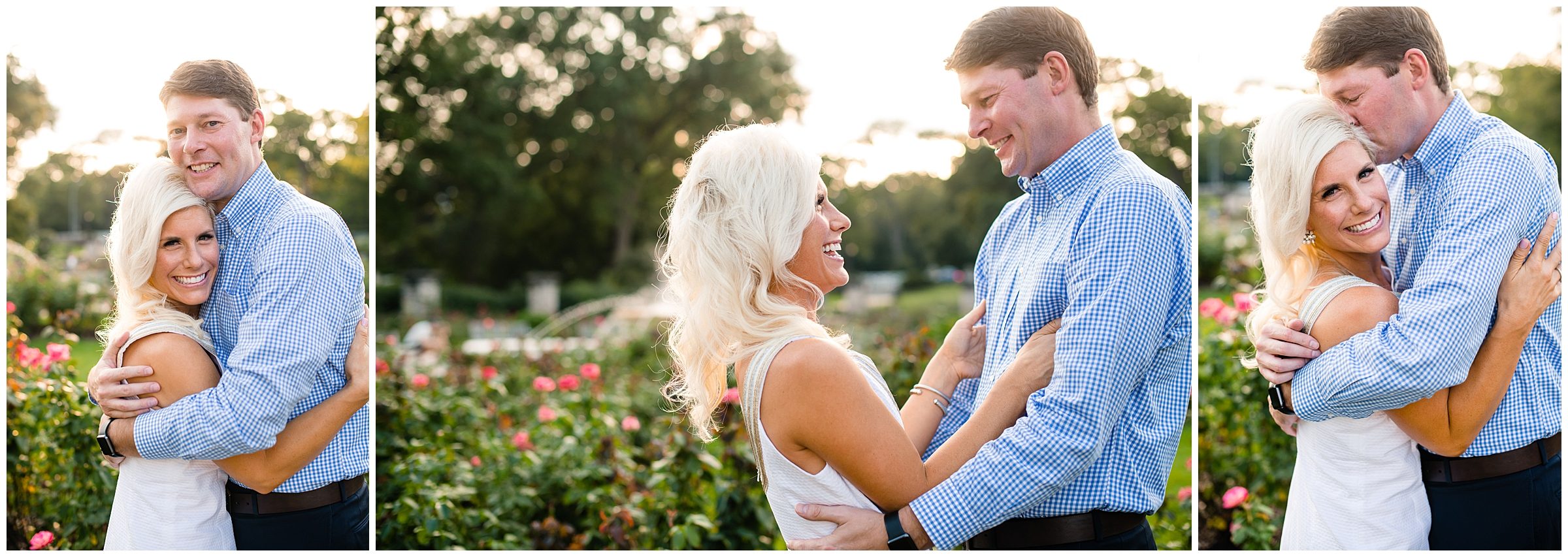 Plaza and Loose Park engagement session