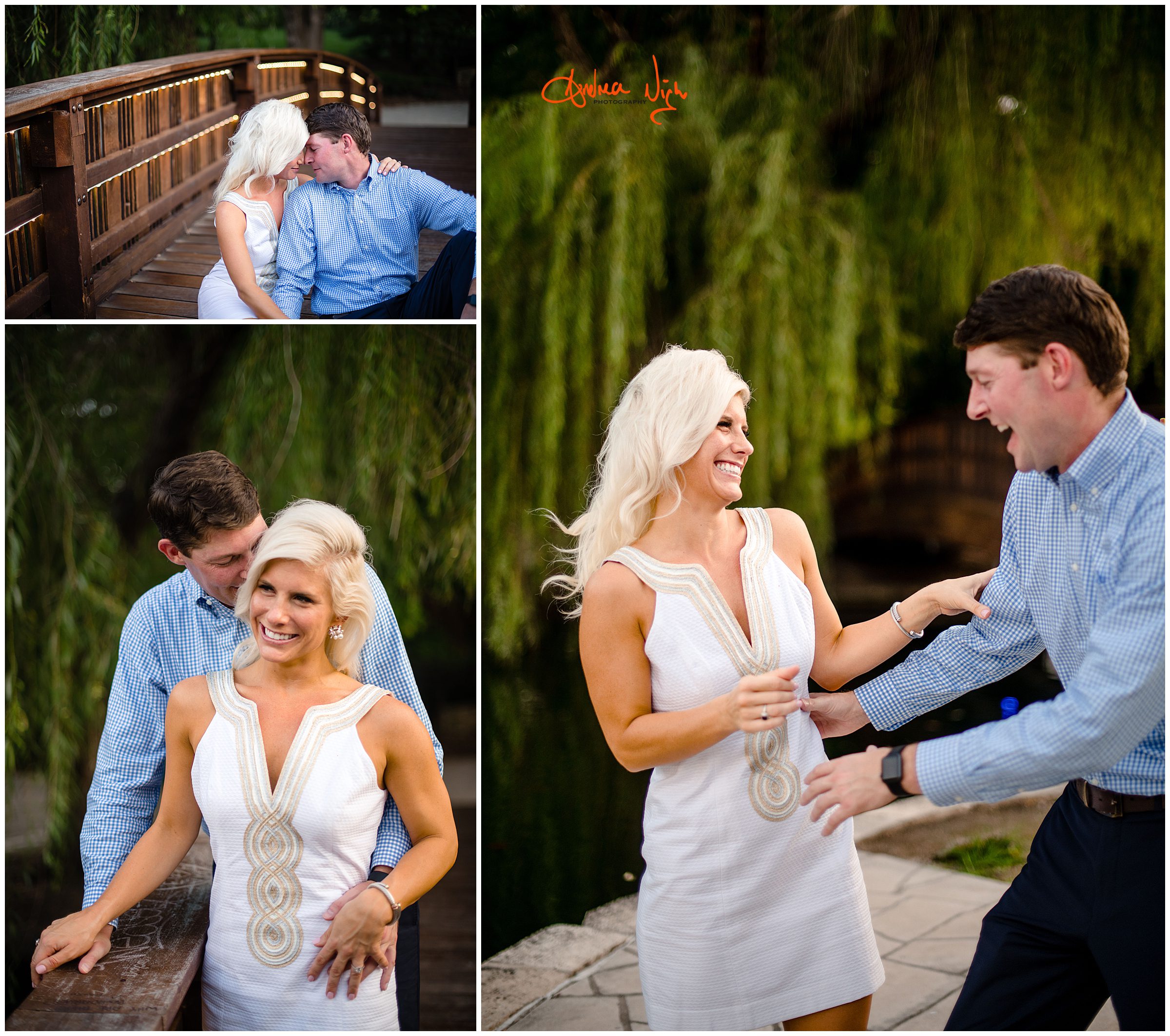 Plaza and Loose Park engagement session