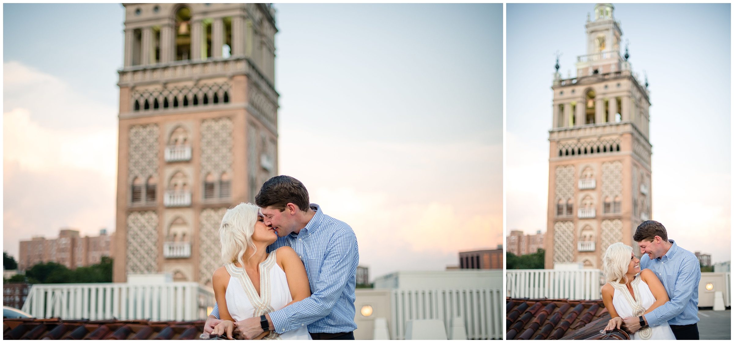 Plaza and Loose Park engagement session