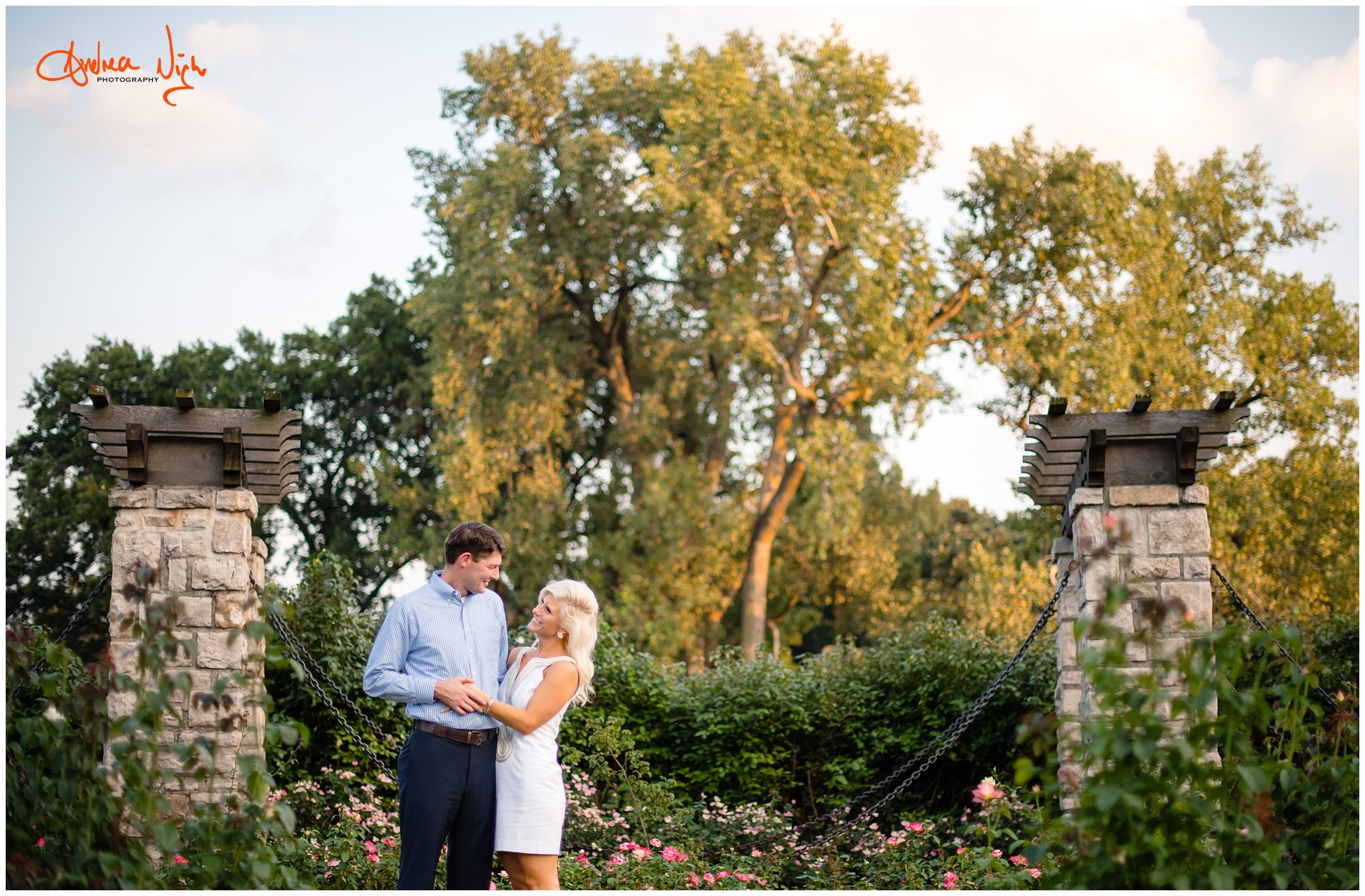 Plaza and Loose Park engagement session