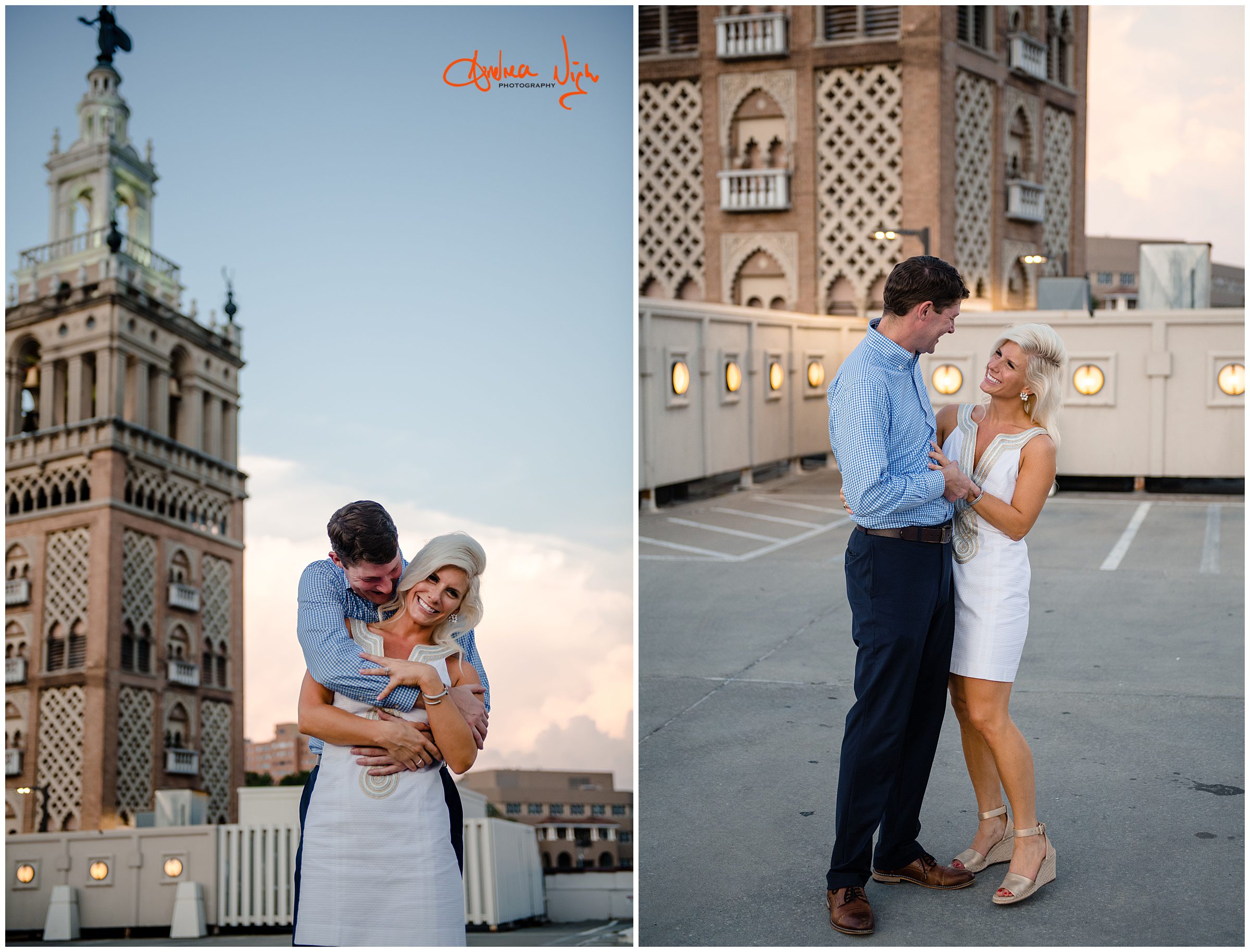 Plaza and Loose Park engagement session