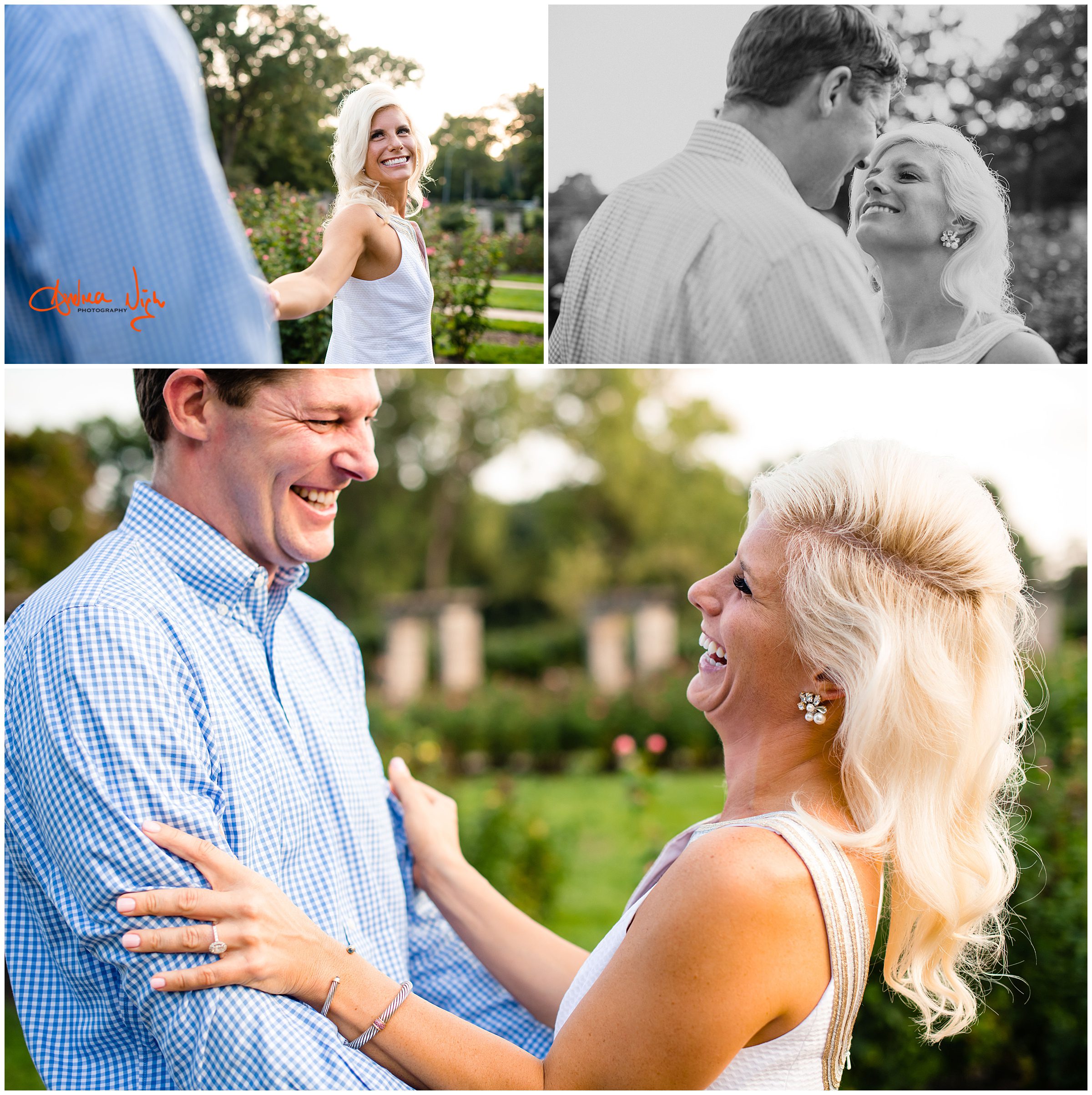 Plaza and Loose Park engagement session