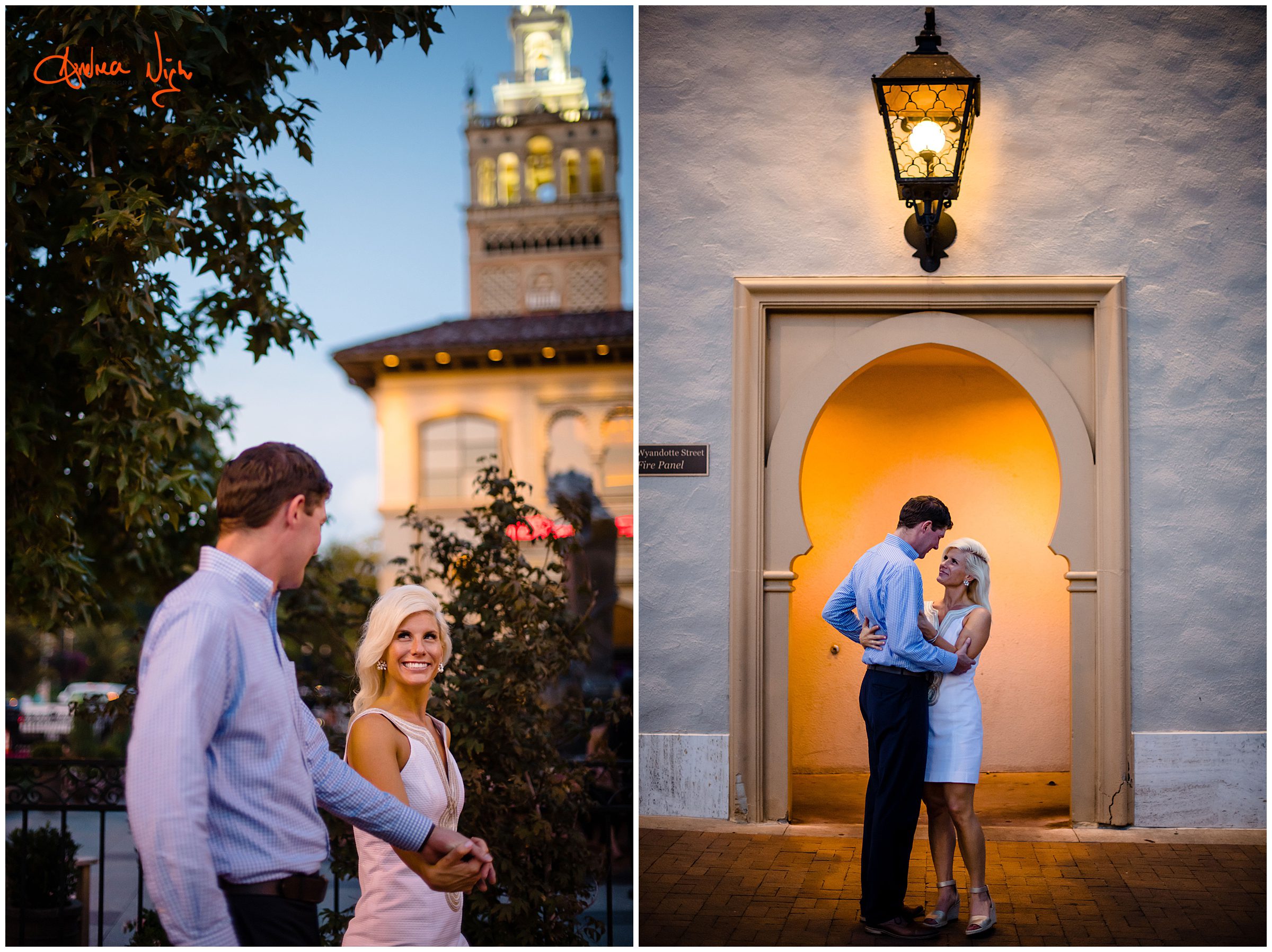 Plaza and Loose Park engagement session