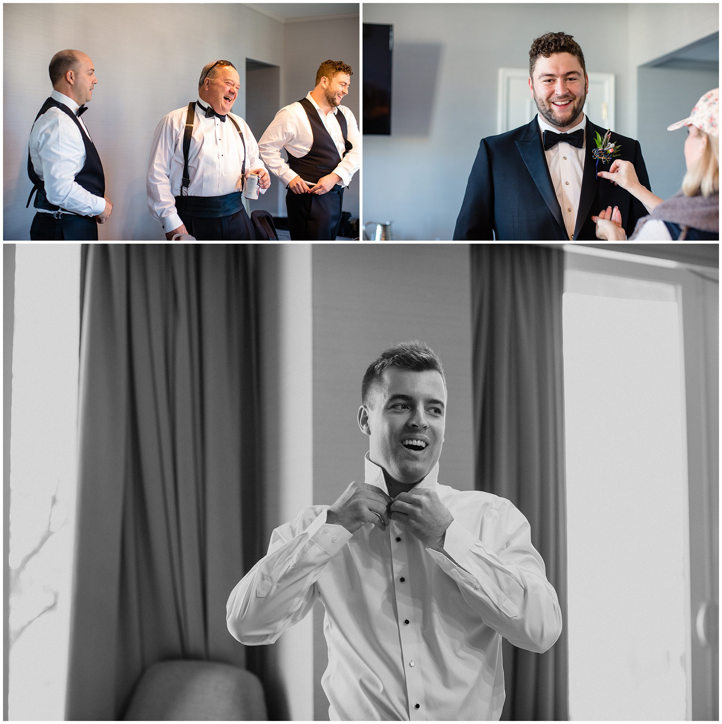 KC wedding at The Intercontinental - getting ready photos