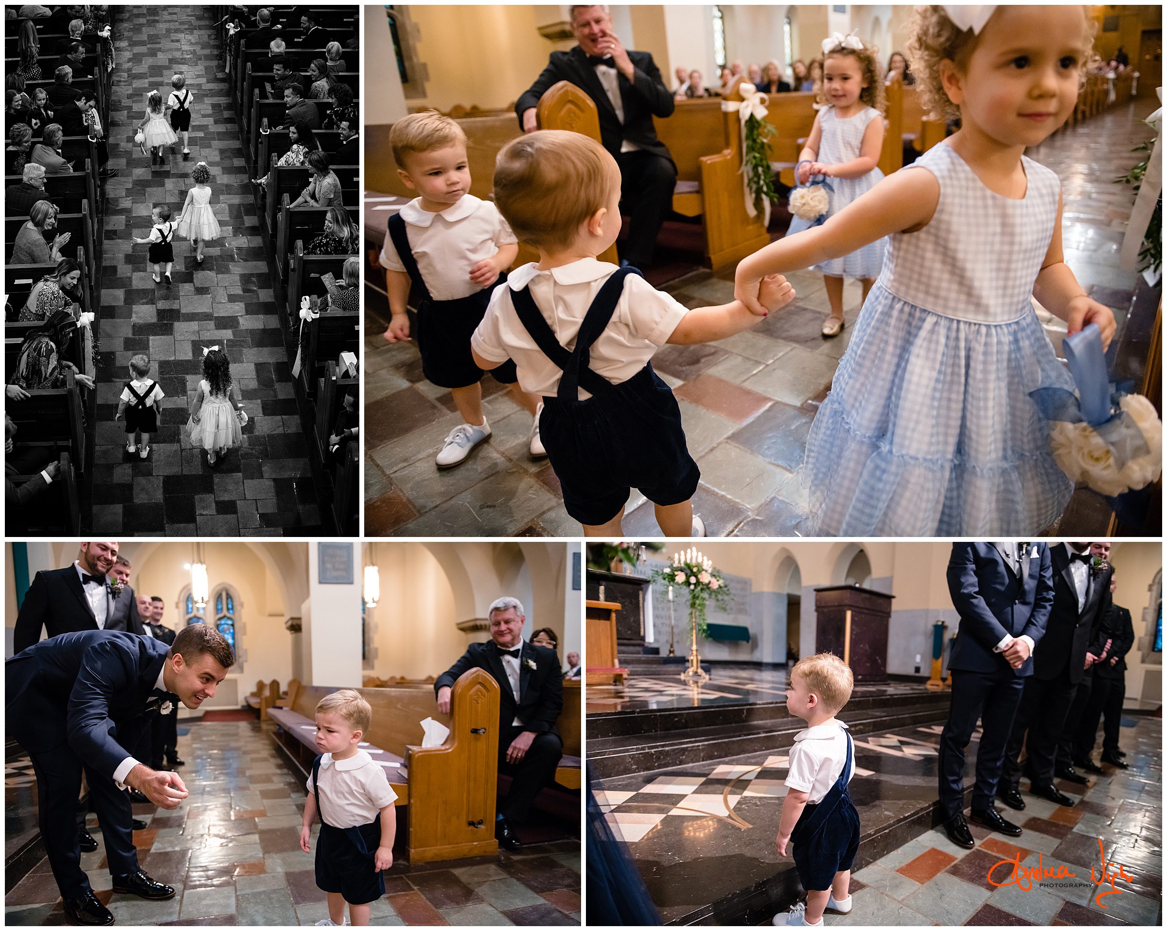 KC wedding at The Intercontinental - ceremony at St. Peter's Parish