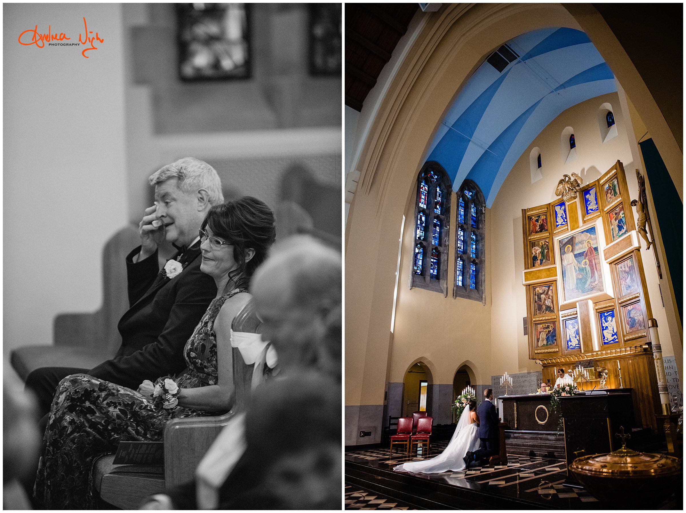 KC wedding at The Intercontinental - ceremony at St. Peter's Parish
