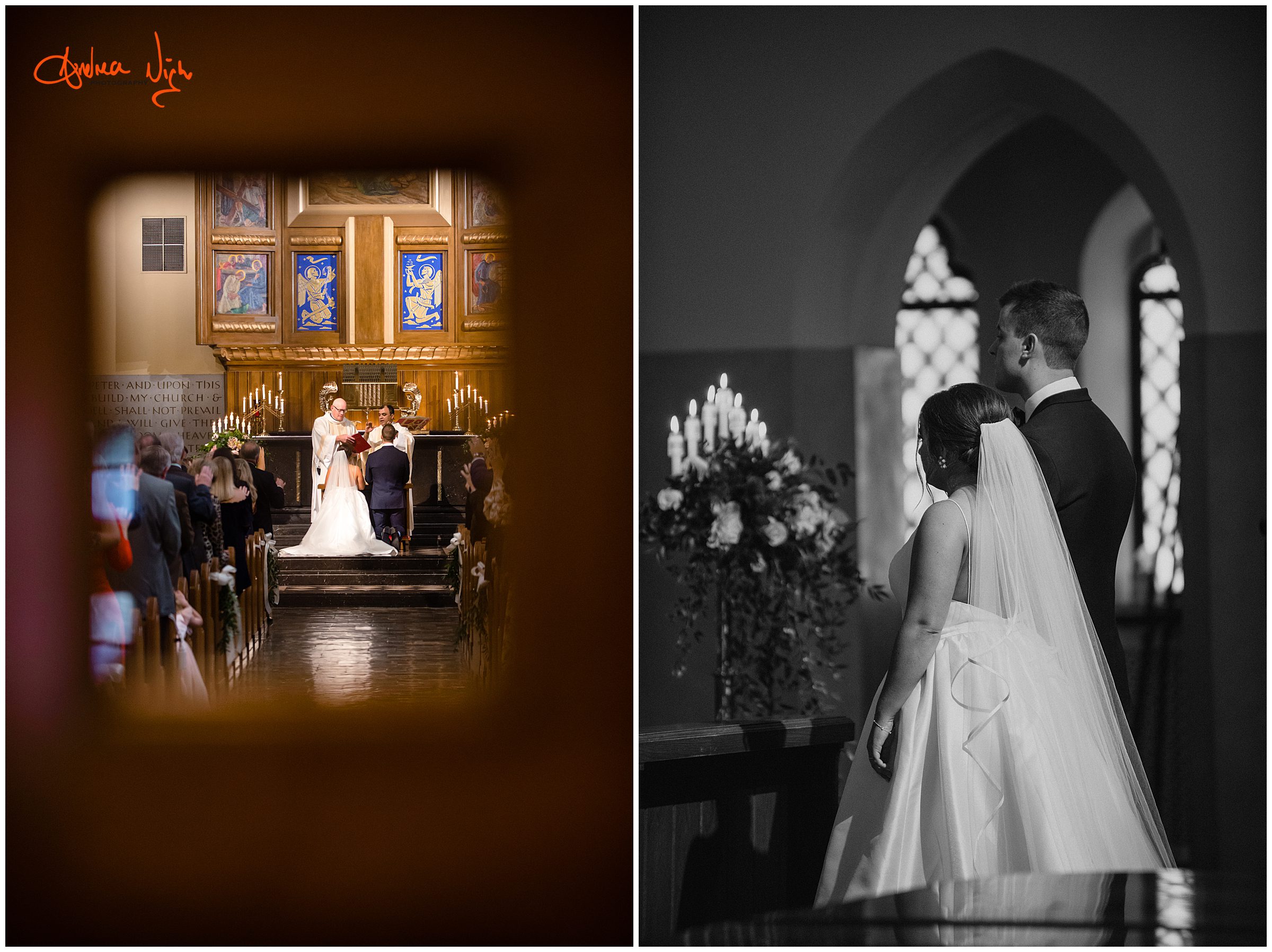 KC wedding at The Intercontinental - ceremony at St. Peter's Parish