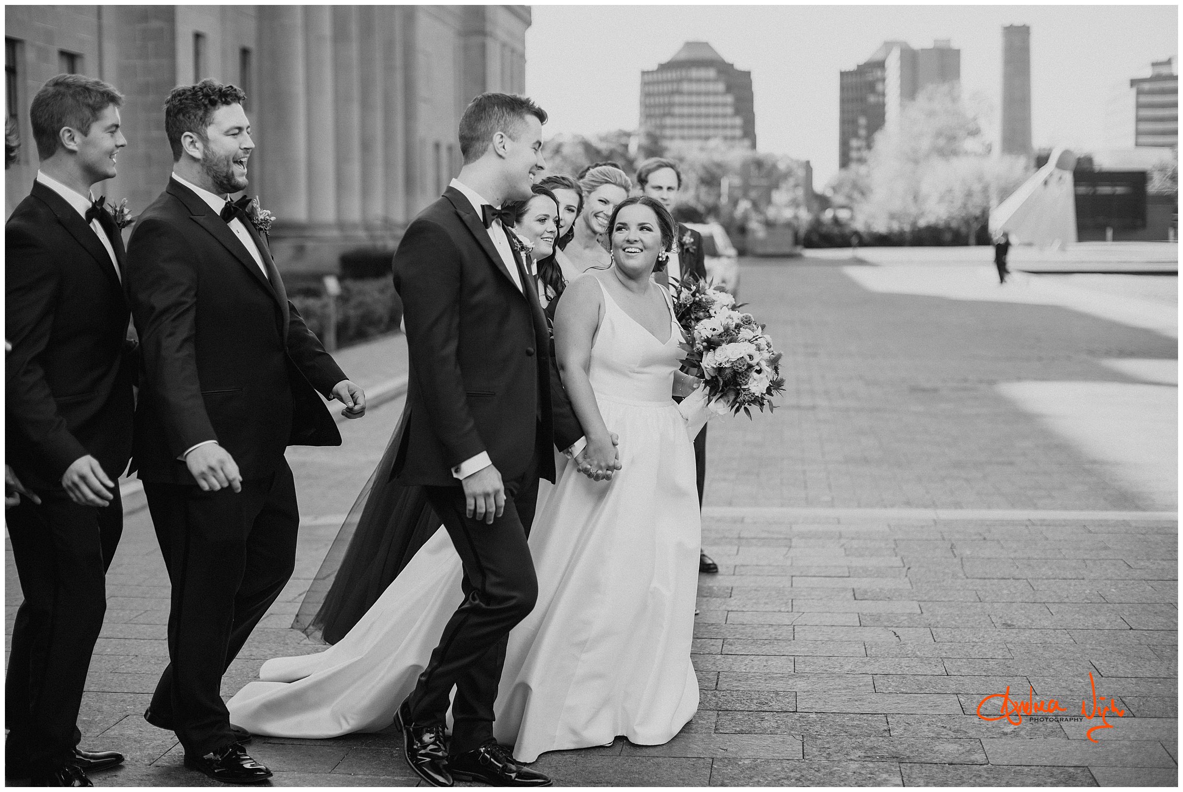 KC wedding at The Intercontinental - Wedding party pictures at The Nelson