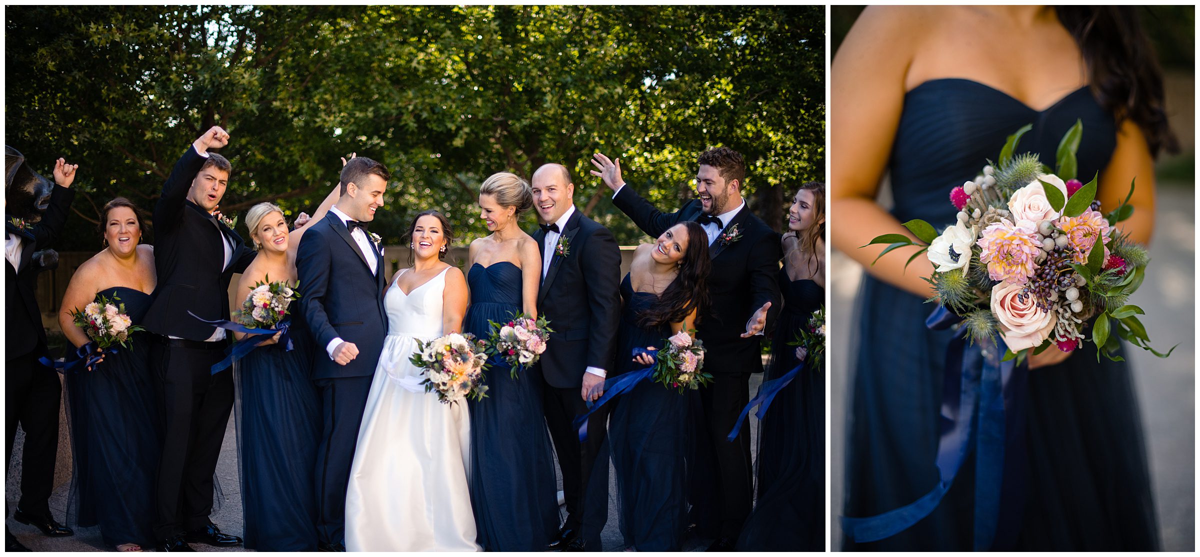 KC wedding at The Intercontinental - Wedding party pictures at The Nelson