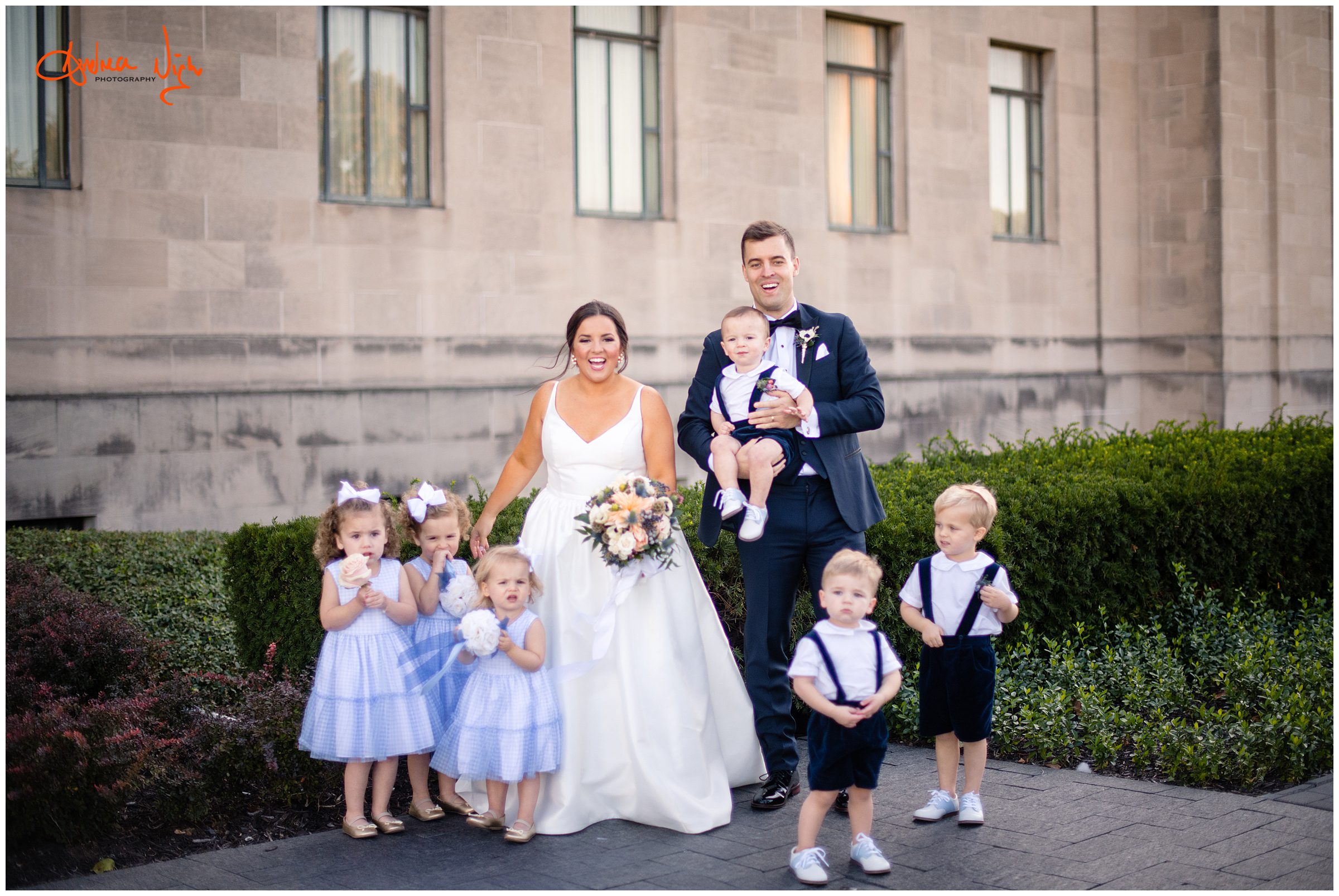 KC wedding at The Intercontinental - Wedding party pictures at The Nelson