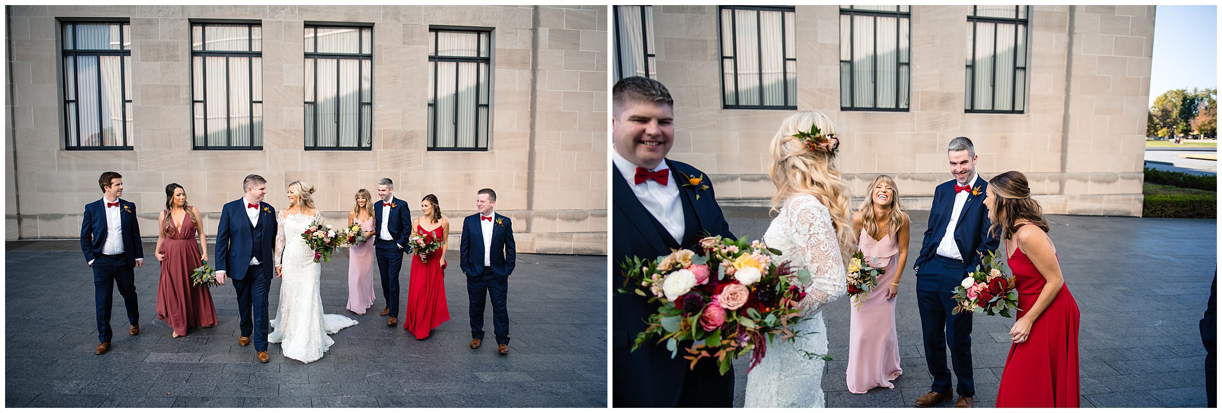 Wedding Party pictures - Reception at The Midland