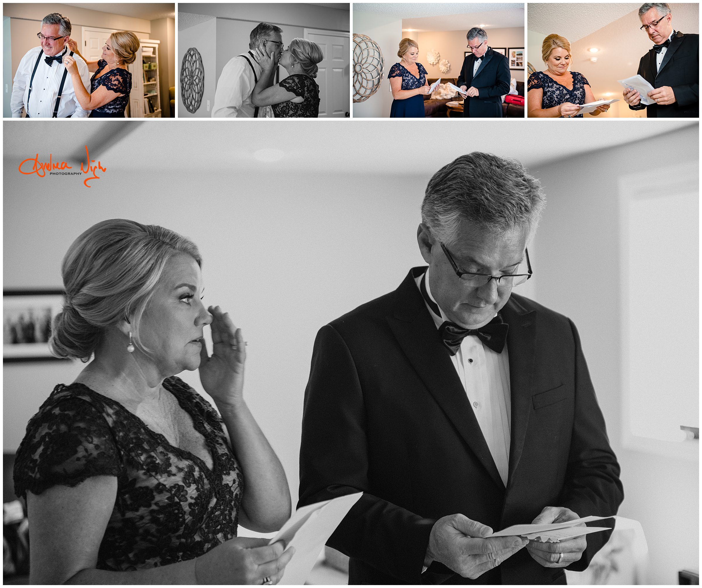Covid wedding, bride getting ready
